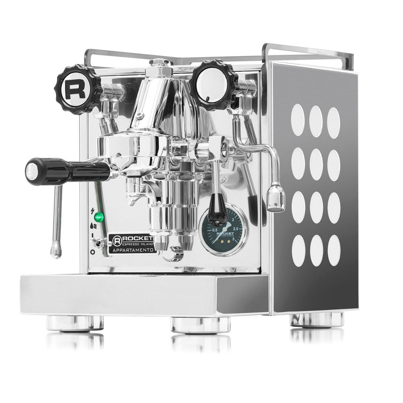 Rocket Appartamento Espresso Machine with white insert