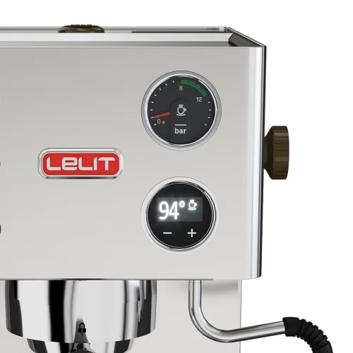 Lelit Victoria Espresso Machine pressure gauge and Lelit control center