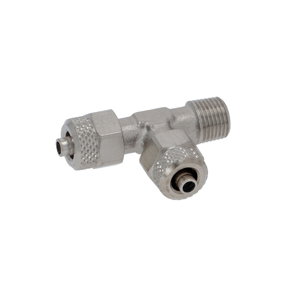 1/8" M x 6/4mm Compression Barb Tee Fitting