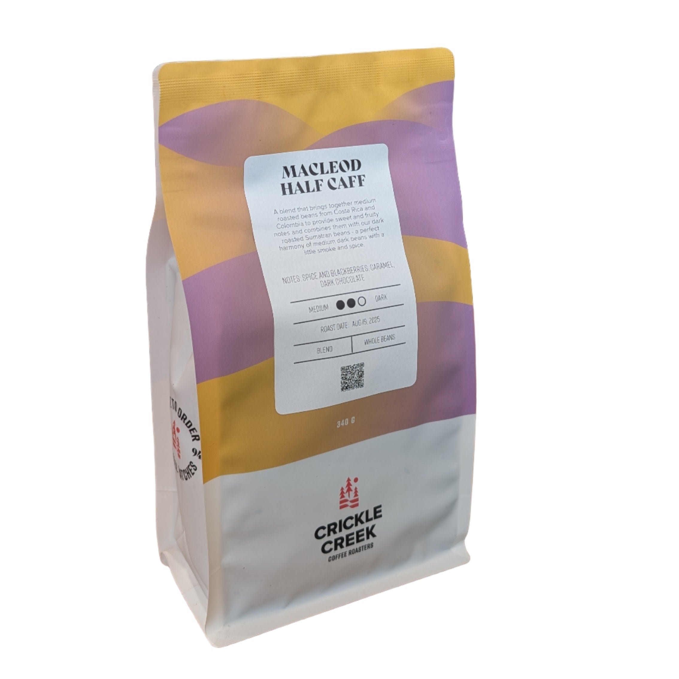 Crickle Creek Coffee Macleod Half-Caf Coffee Beans