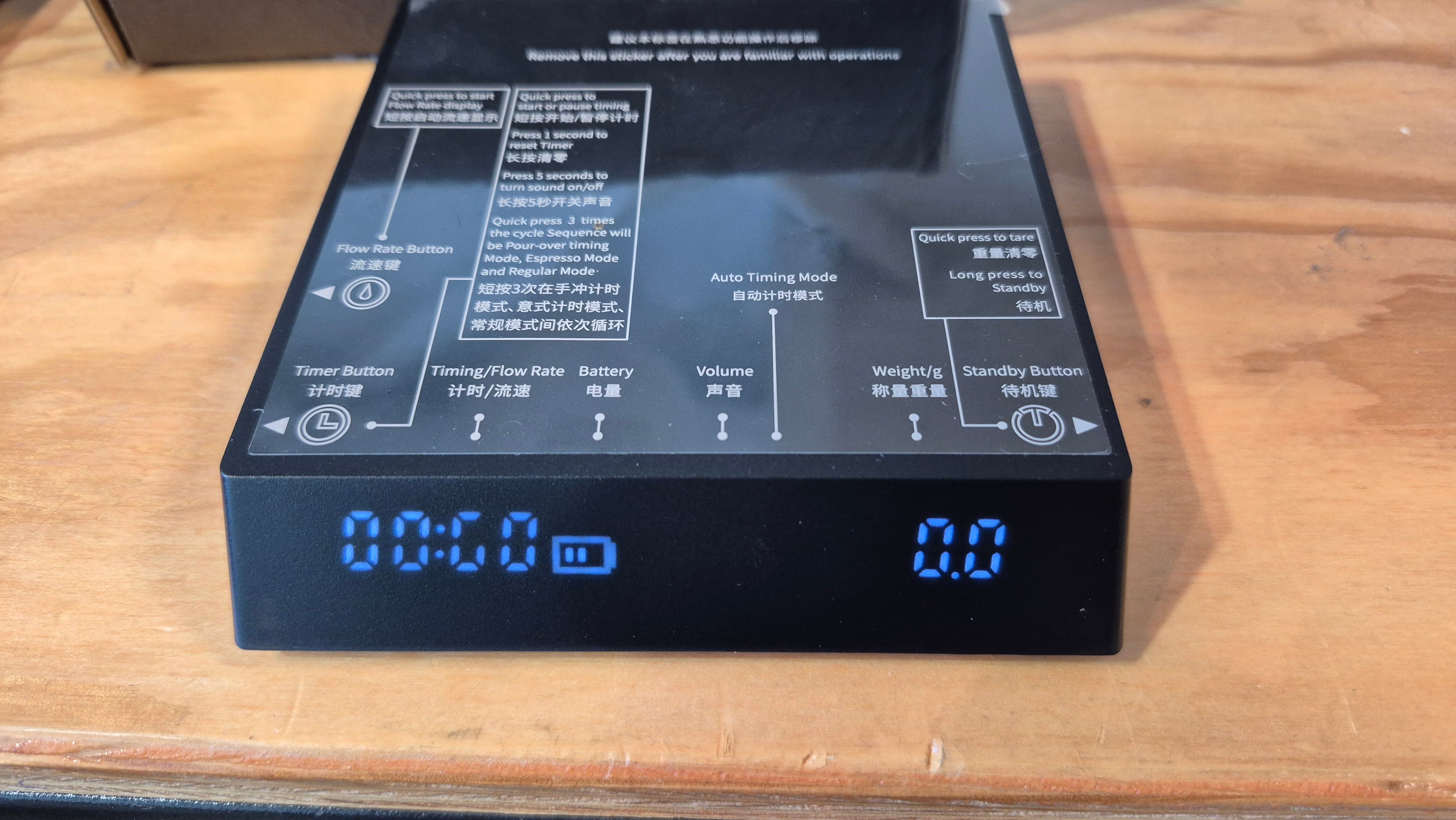(OPEN BOX - Minor Imperfection) Timemore Black Mirror Nano Espresso Scale
