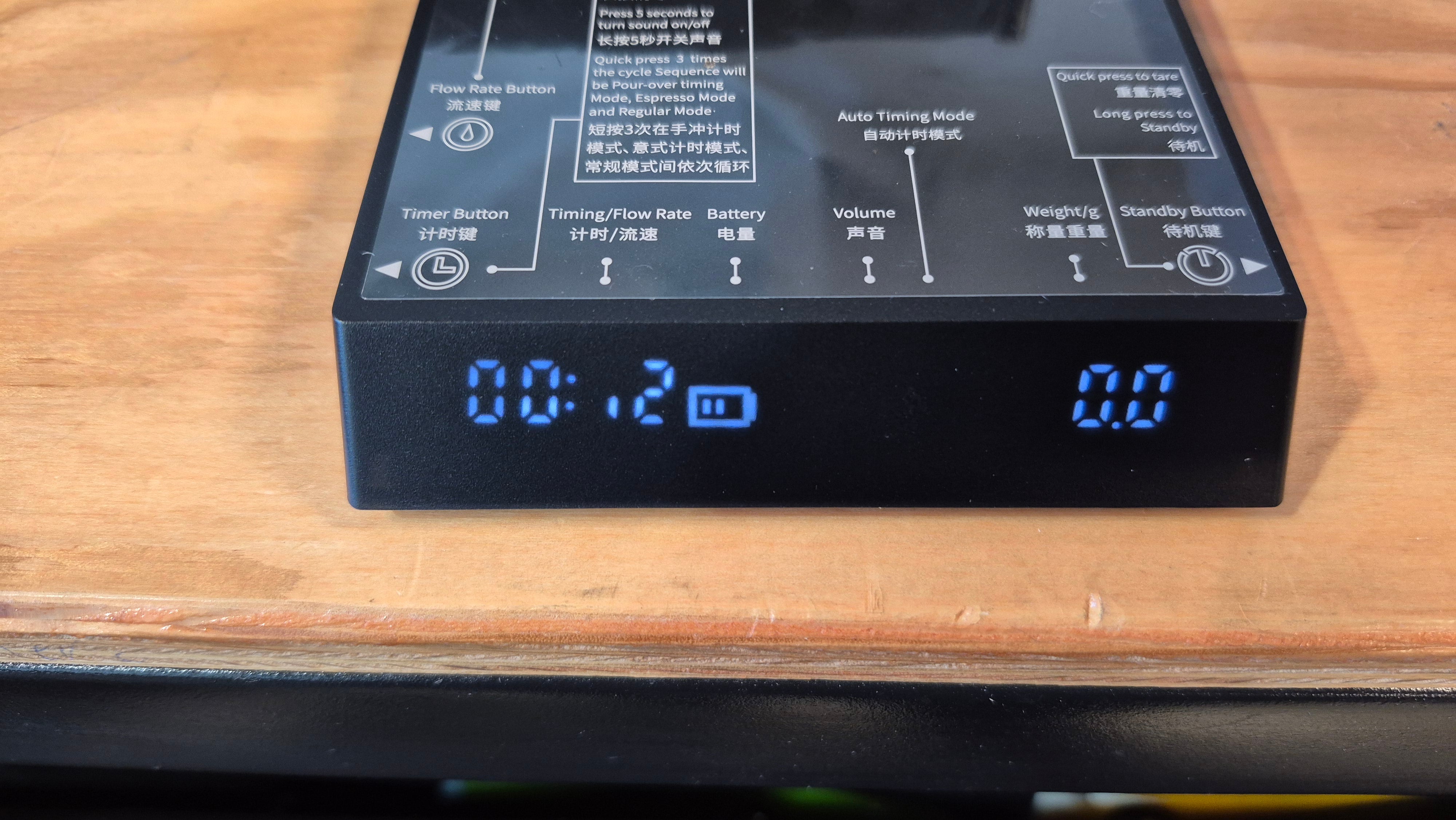 (OPEN BOX - Minor Imperfection) Timemore Black Mirror Nano Espresso Scale