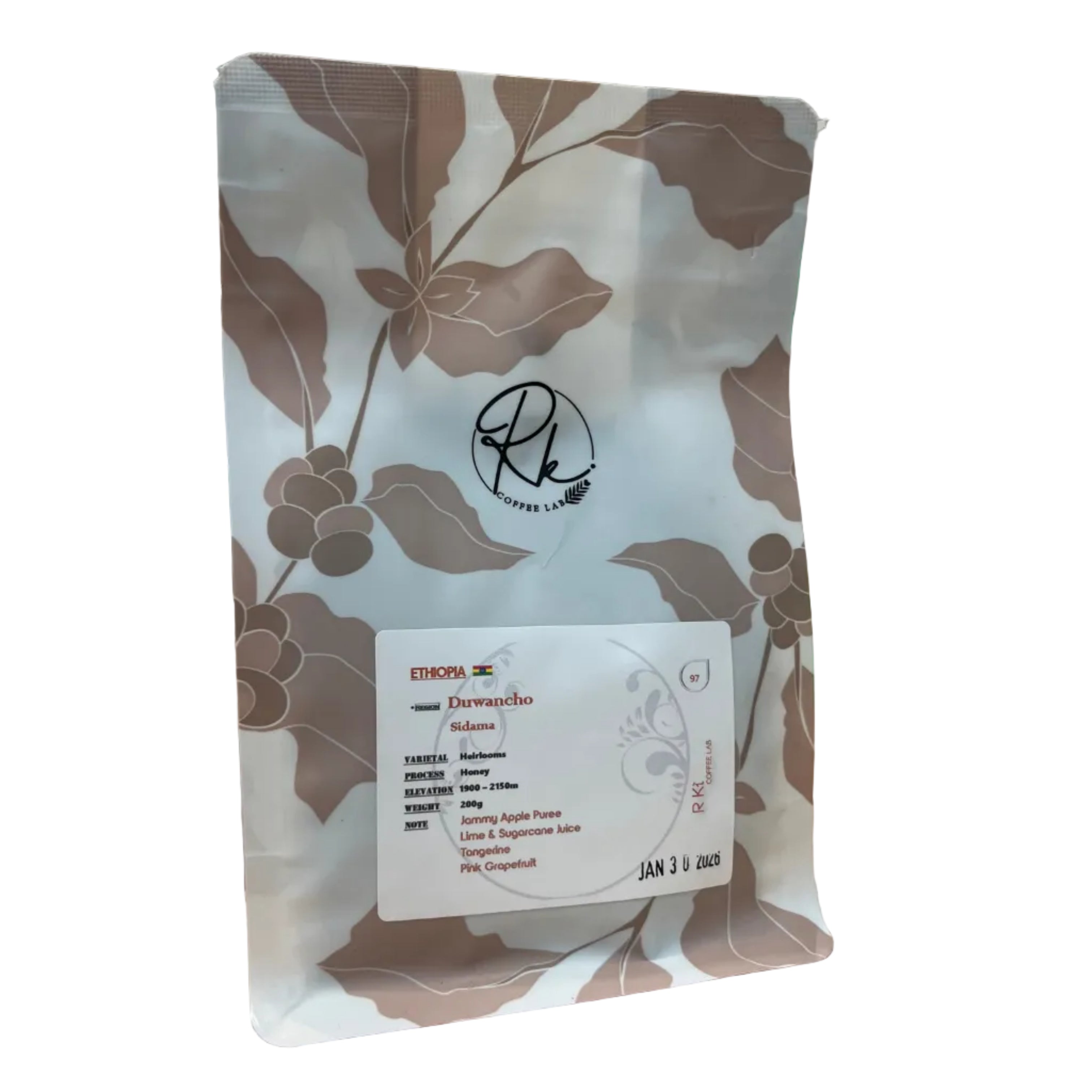 R Ki Coffee Lab - Ethiopia - Duwancho Honey Sidama Coffee Beans