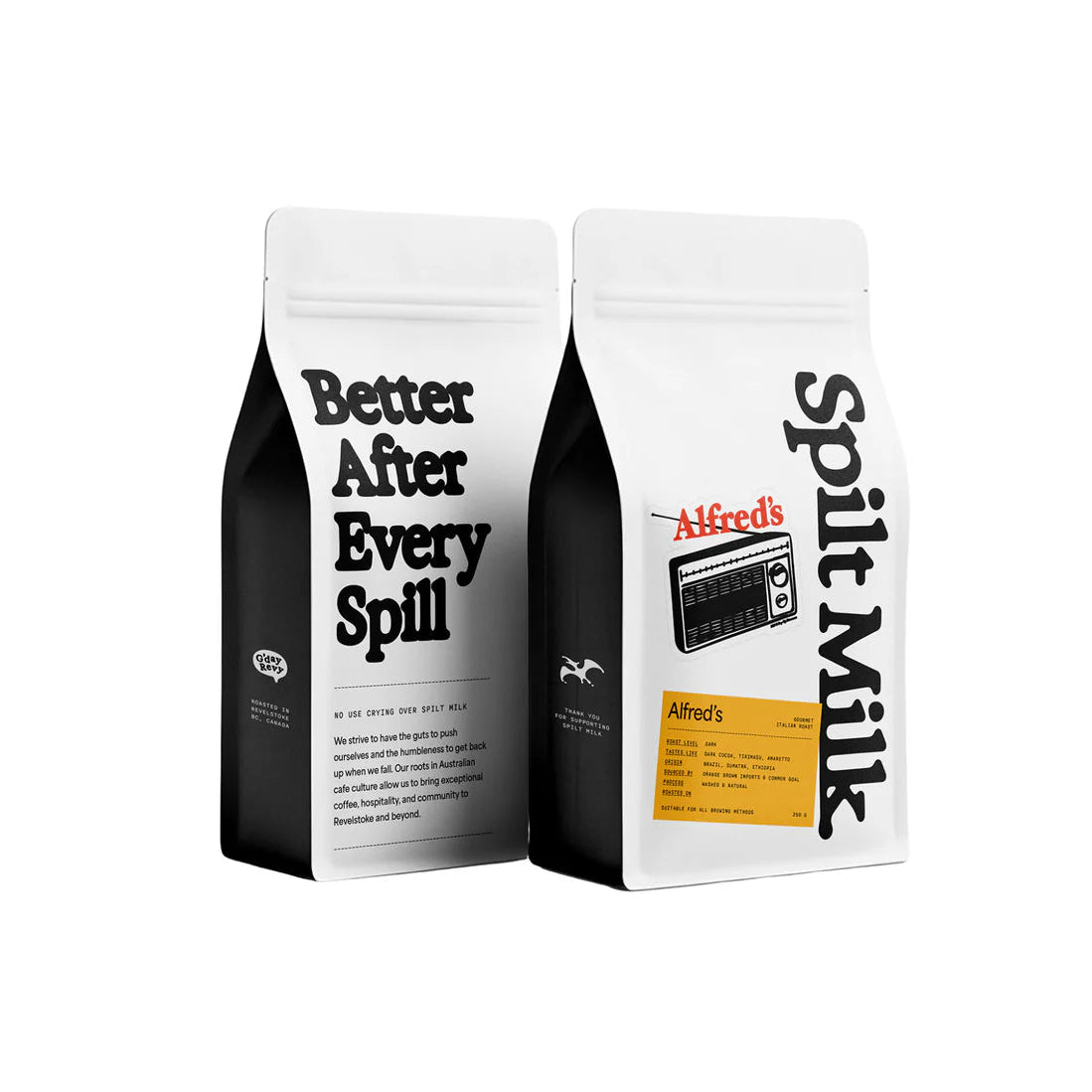 Spilt Milk - Alfred's Espresso Coffee Beans