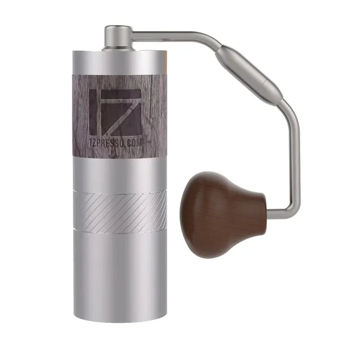 1zpresso Coffee Hand Grinder - Q2 Heptagonal - Silver