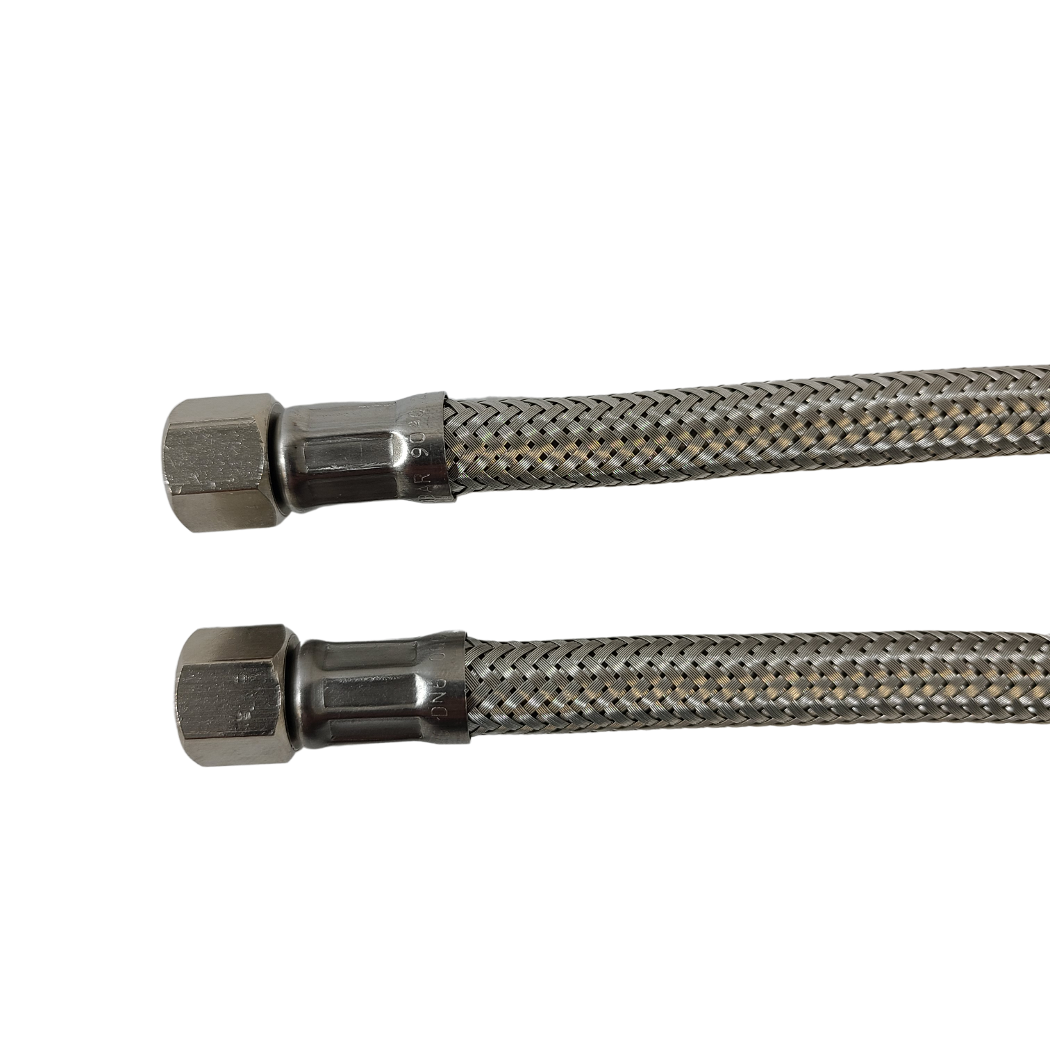 1/8" F x 1/8" F BSP Stainless Steel Flex Hose