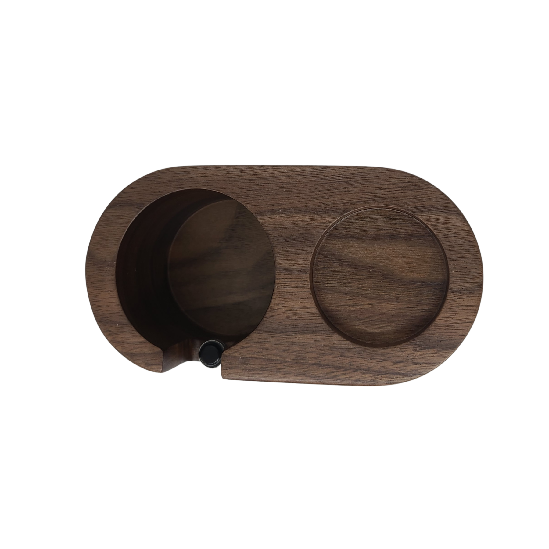 Mojae Walnut Tamping Station - 2 Slots