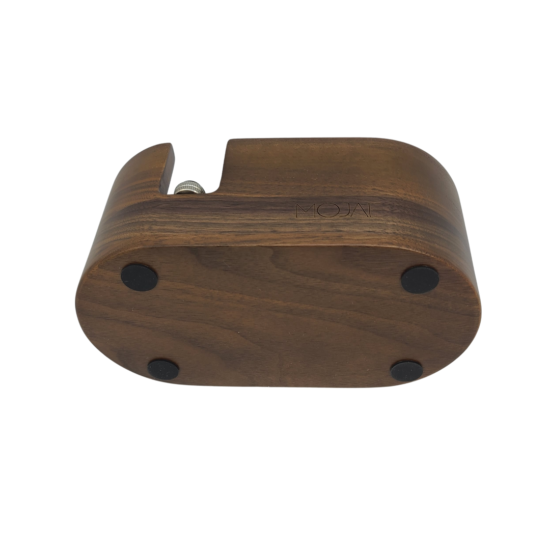 Mojae Walnut Tamping Station - 2 Slots
