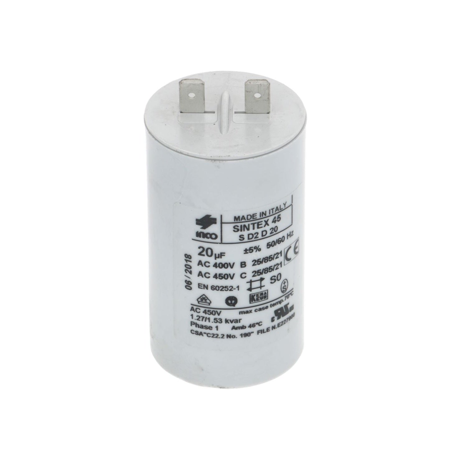 Eureka 20µF Start Capacitor