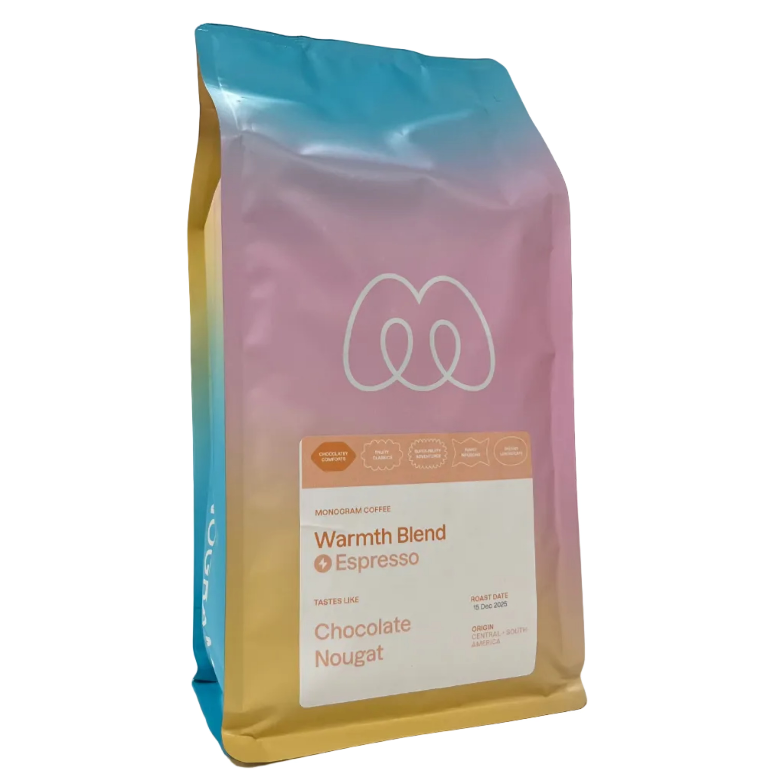 Monogram Coffee Warmth Blend Espresso Coffee Beans