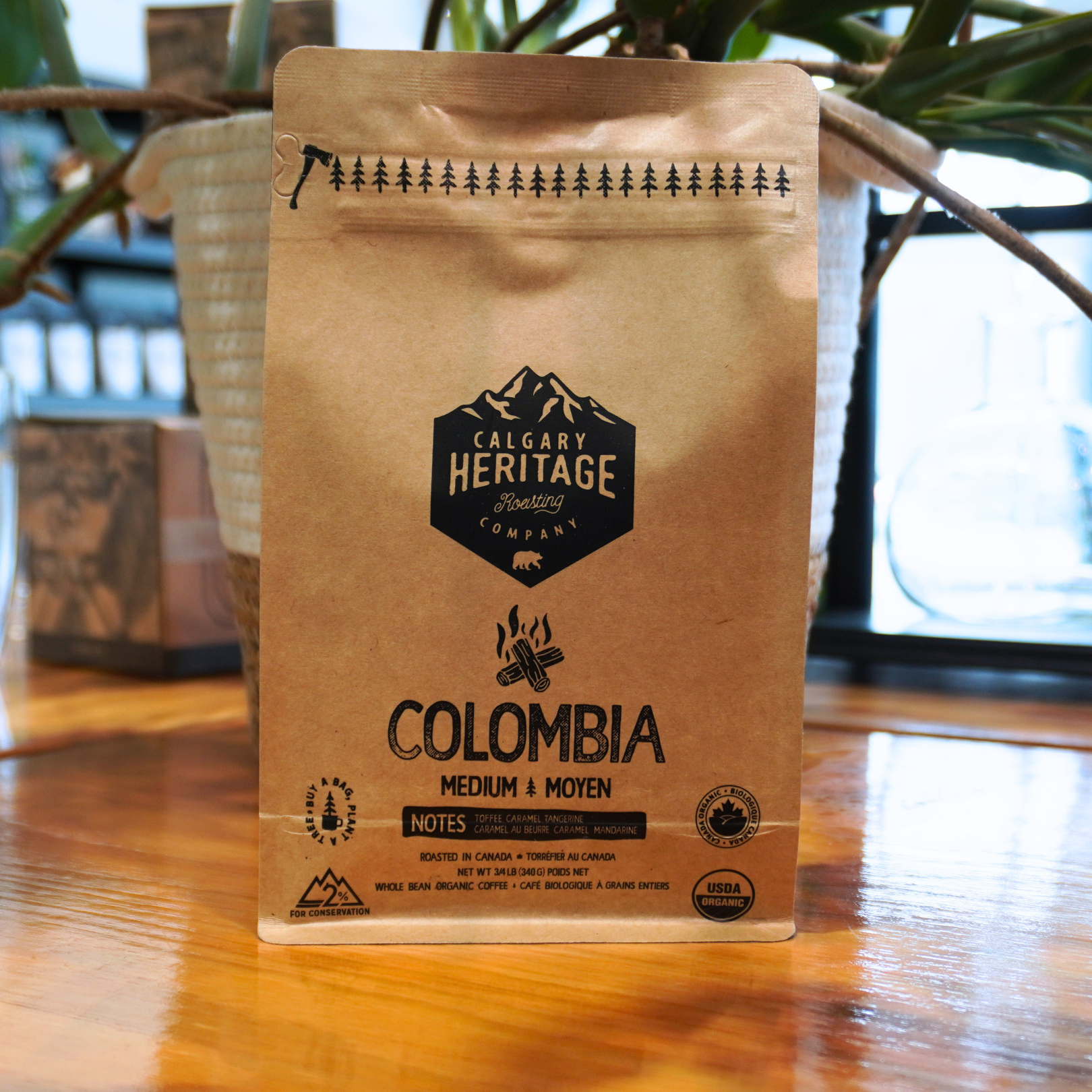 Calgary Heritage Roasting Company Organic Colombian Coffee Beans
