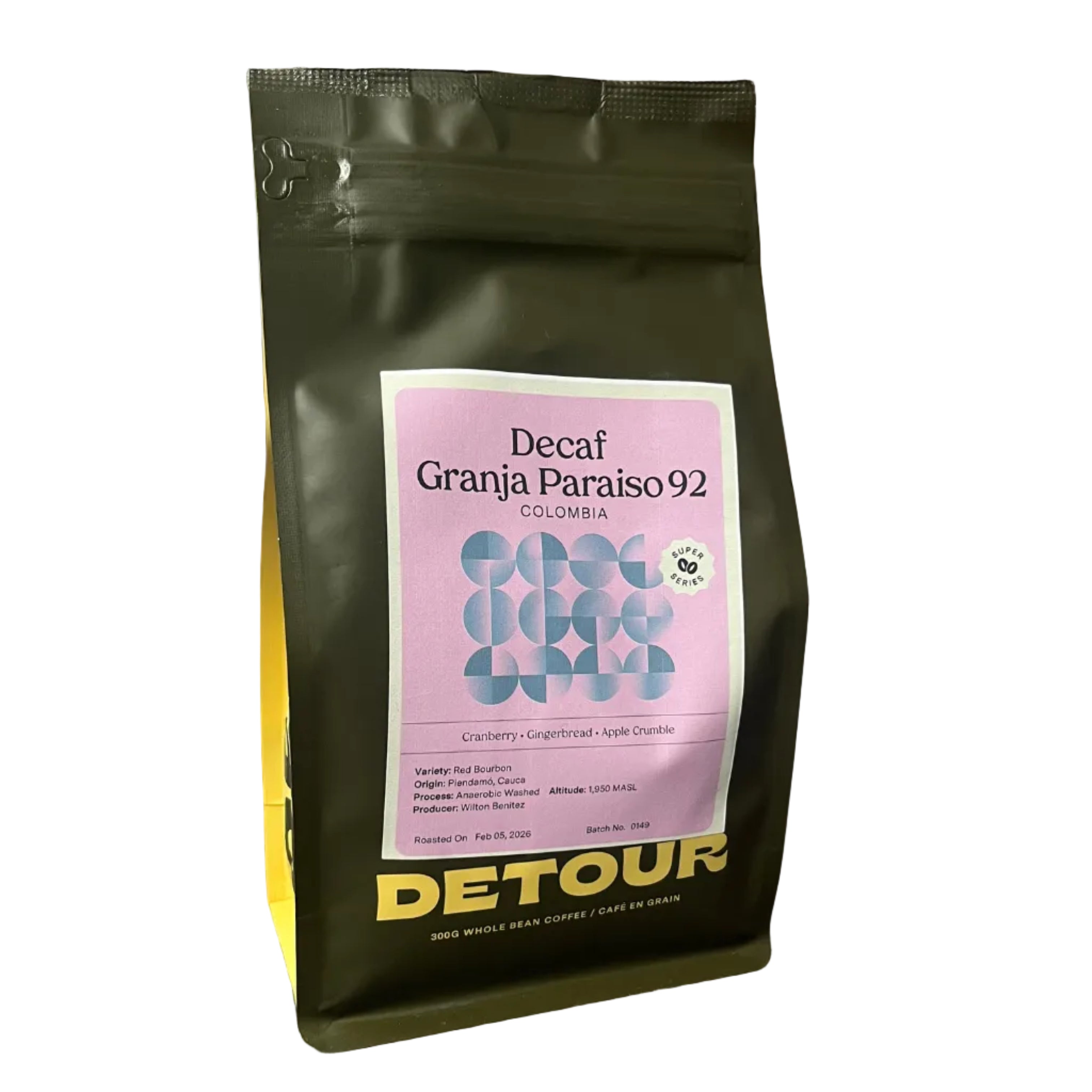 Detour - Colombia - Granja Paraiso 92 DECAF Coffee Beans