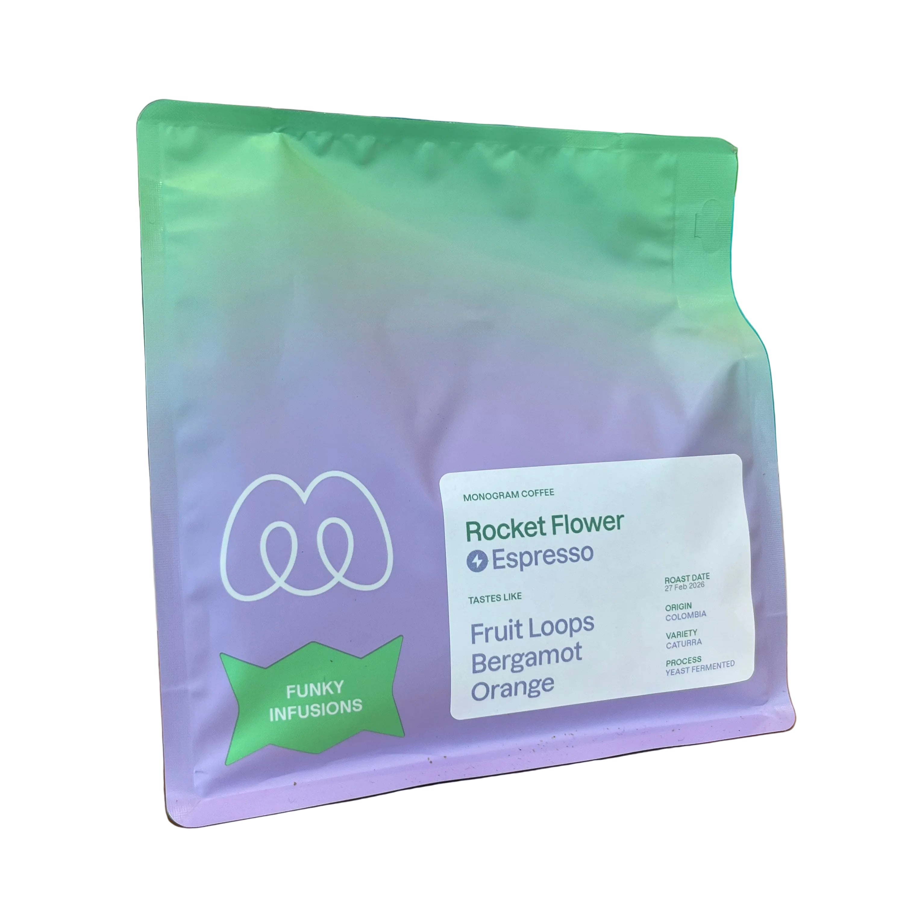 Monogram - Rocket Flower Espresso Coffee Beans