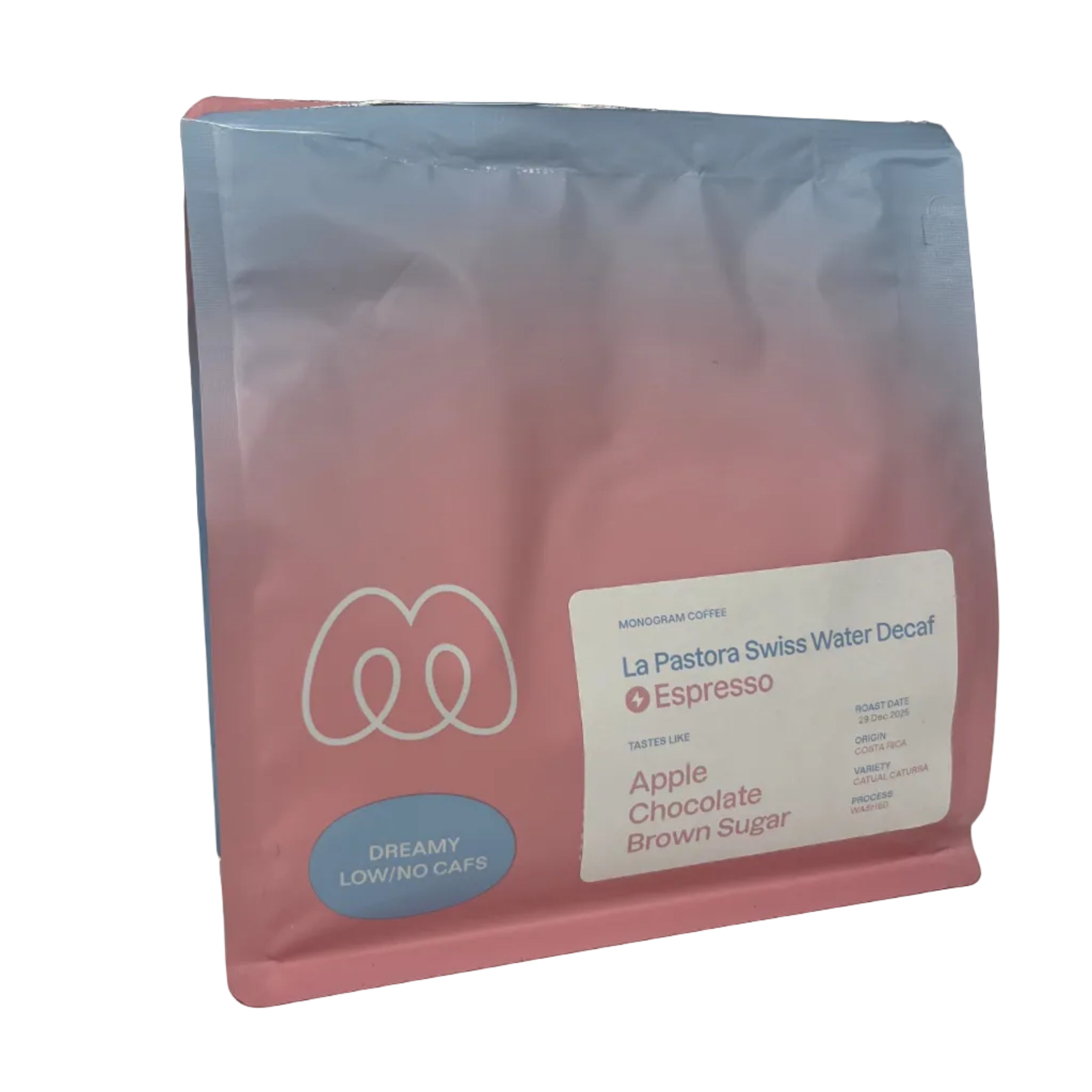 Monogram - La Pastora Swiss Water Decaf Espresso Coffee Beans