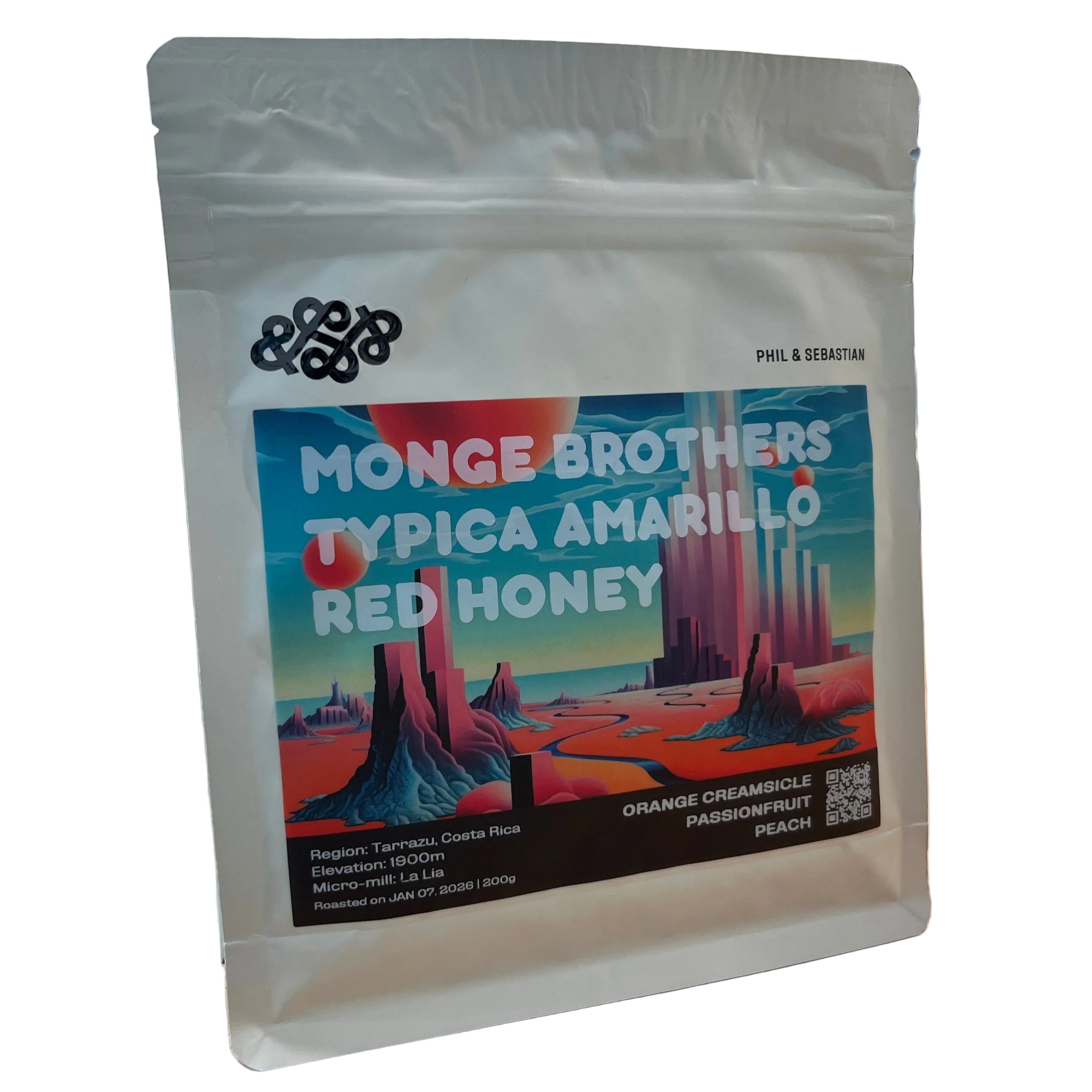 Phil & Sebastian - Monge Brothers Typica Amarillo Red Honey Coffee Beans