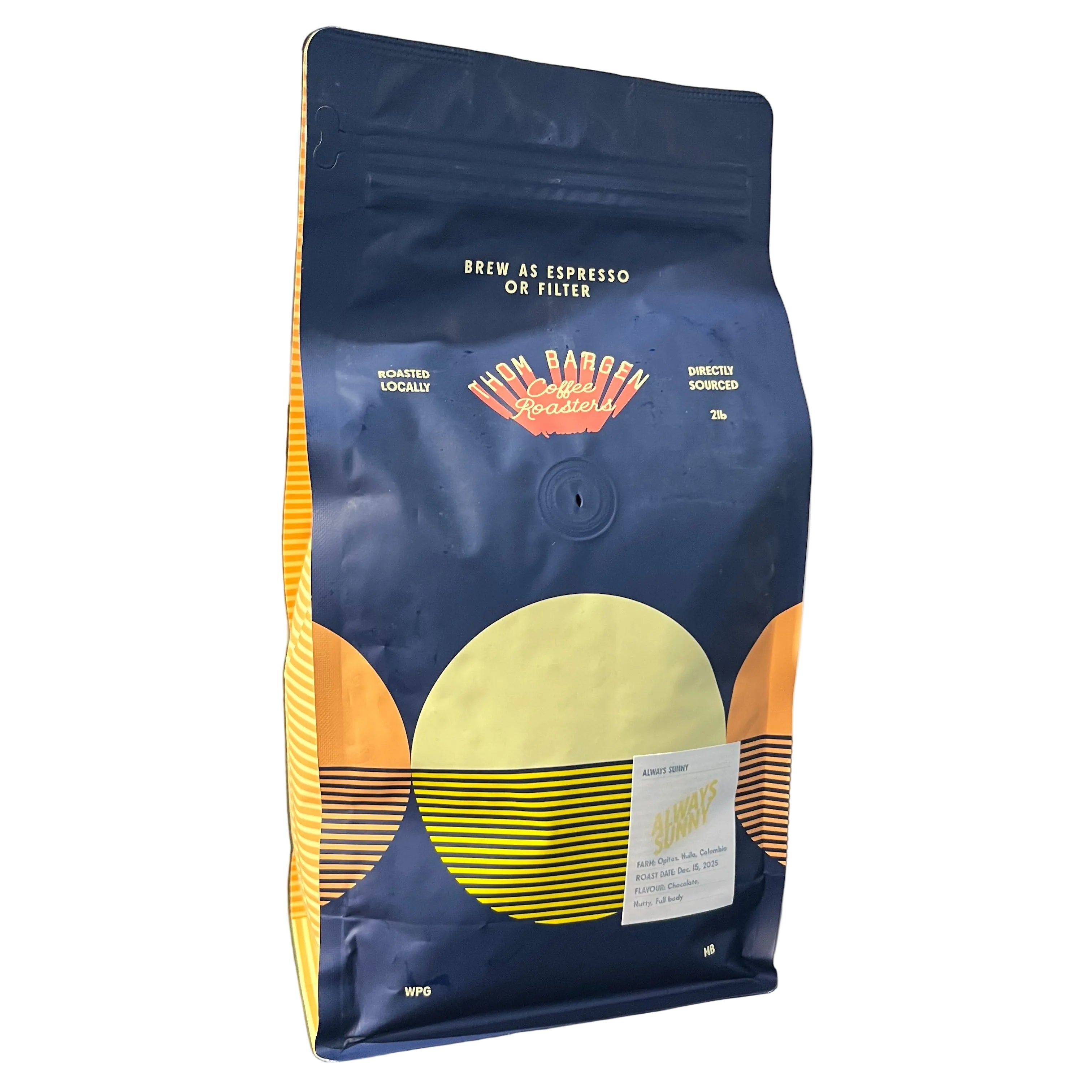 Thom Bargen - Always Sunny Espresso or Filter Coffee Beans