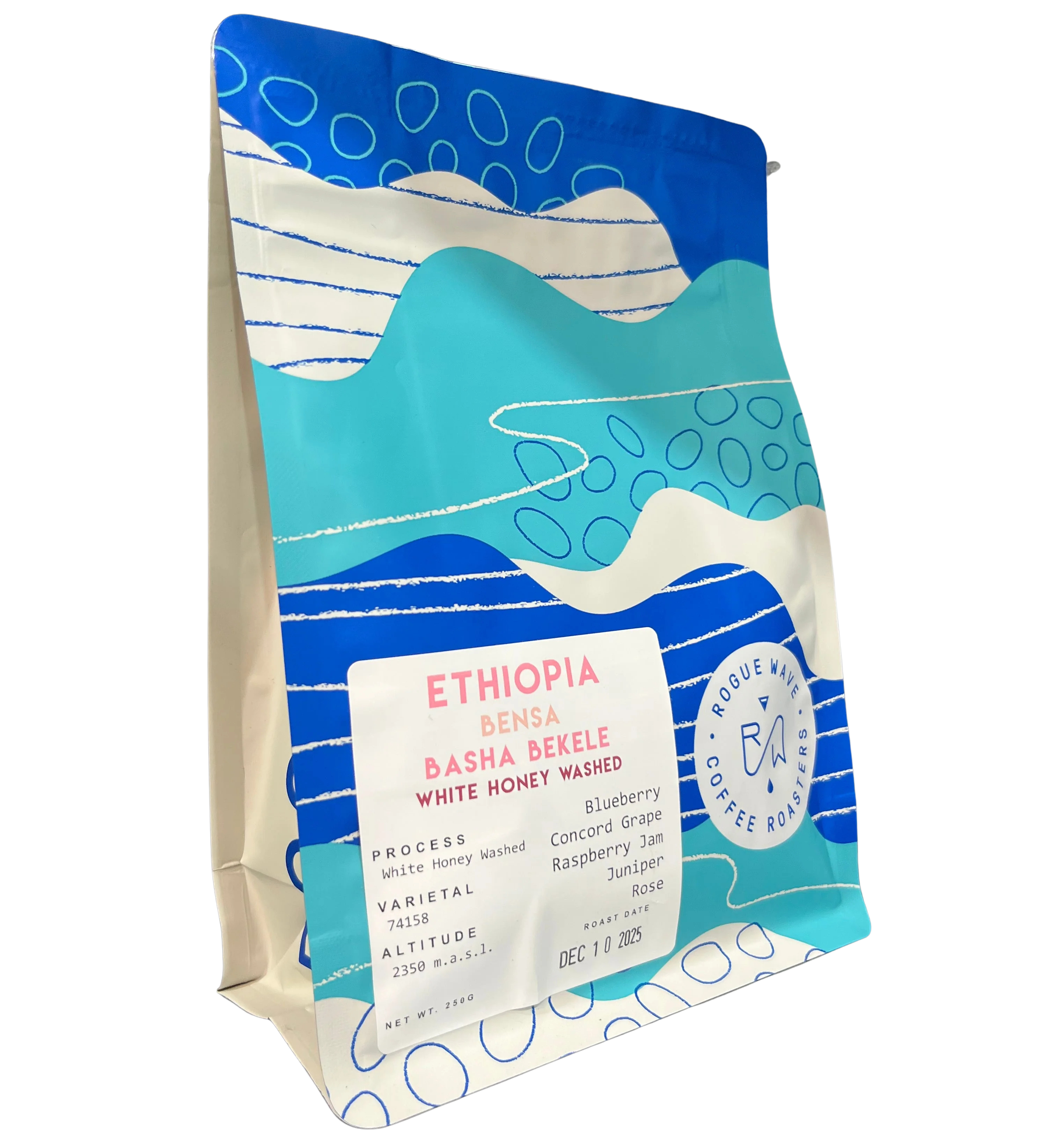 Rogue Wave Ethiopia - Basha Bekele White Honey Coffee Beans