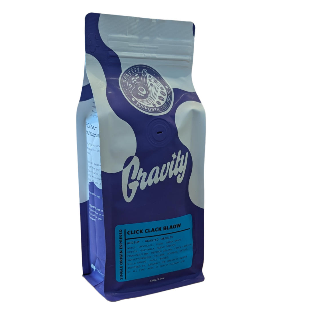 Gravity Click Clack Blaow Espresso Beans