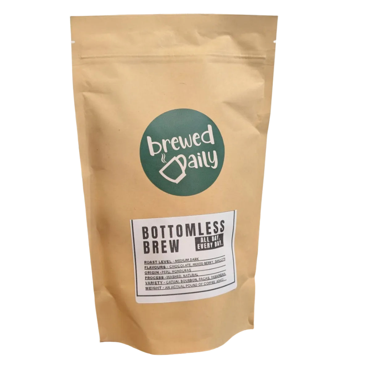 Brewed Daily - Bottomless Brew Medium Roast Coffee Beans