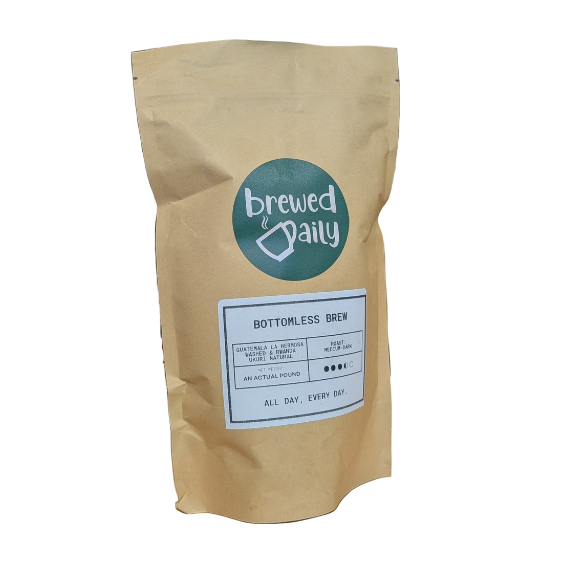 Brewed Daily Bottomless Brew Coffee Beans