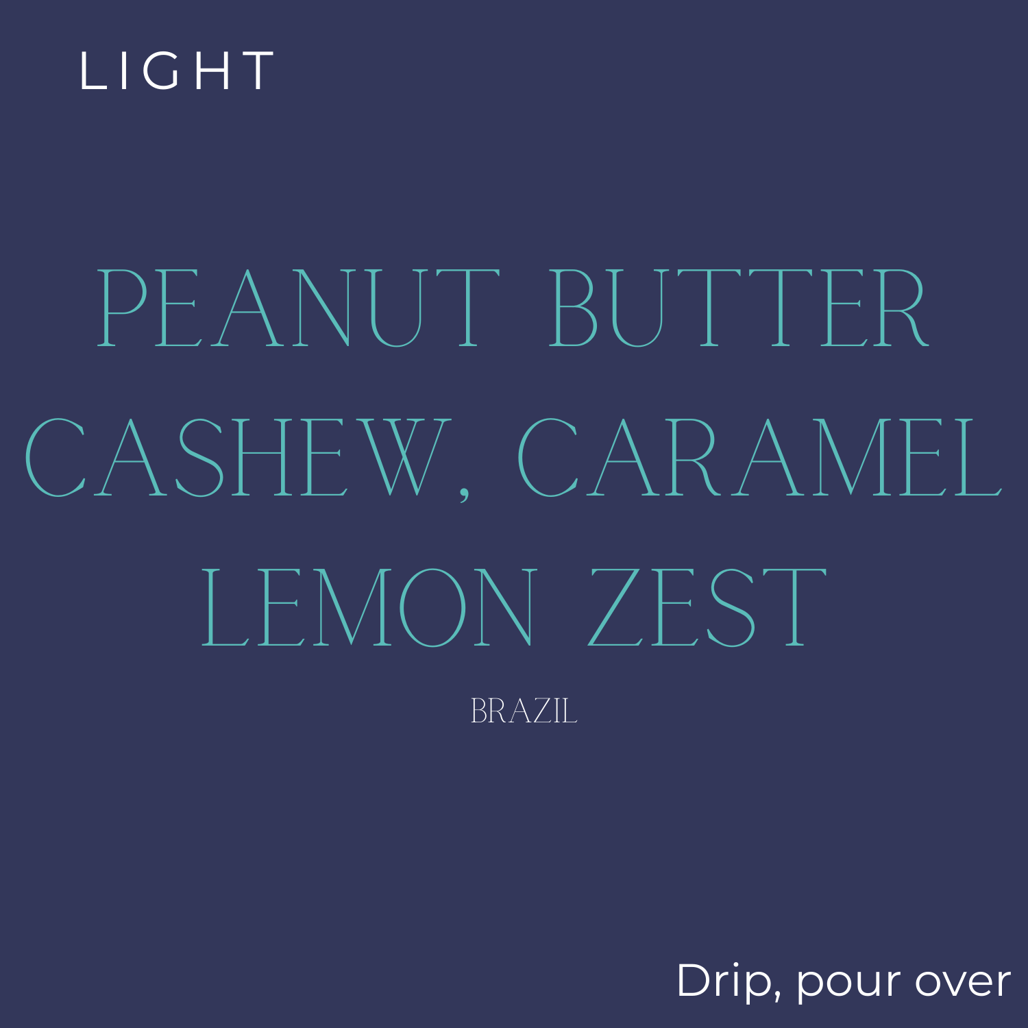 Whisky Hill Brazil Light Coffee Beans