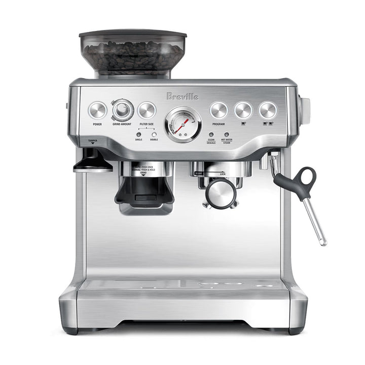 Breville espresso machine on a white background