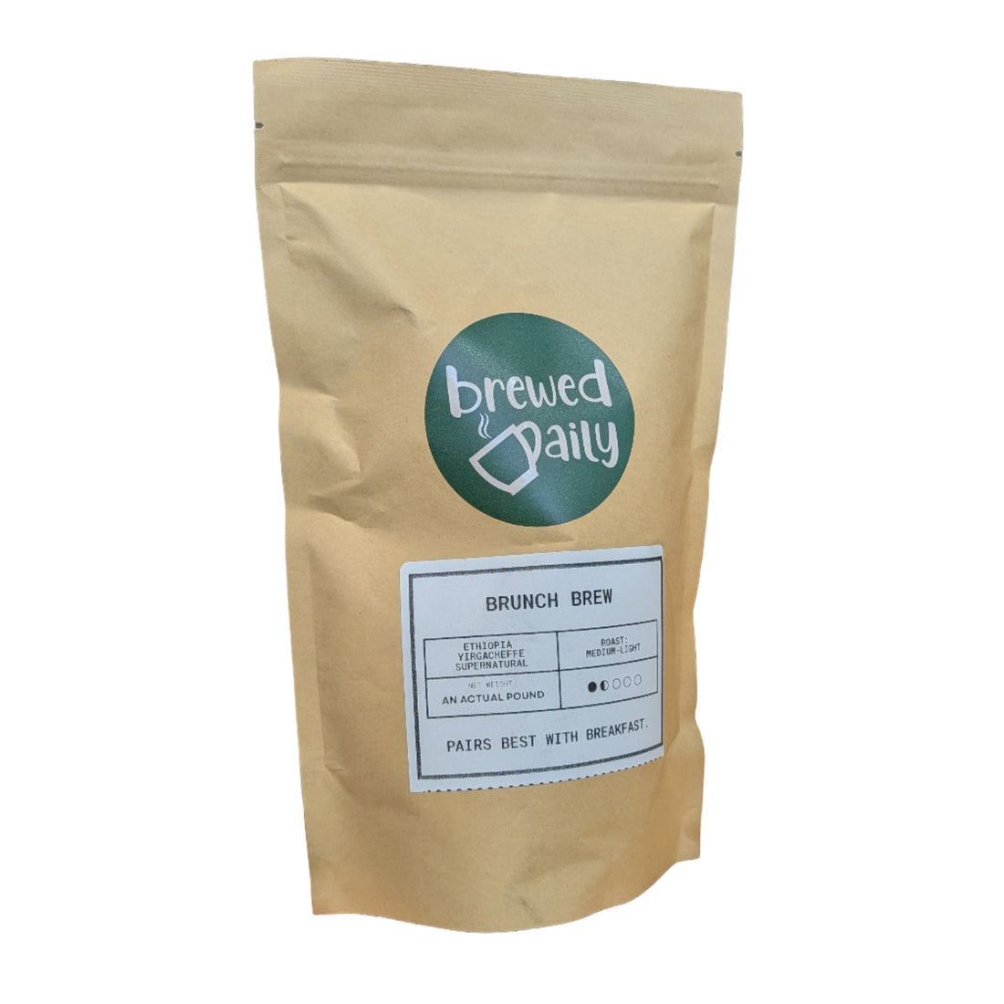 Brewed Daily Brunch Brew Coffee Beans