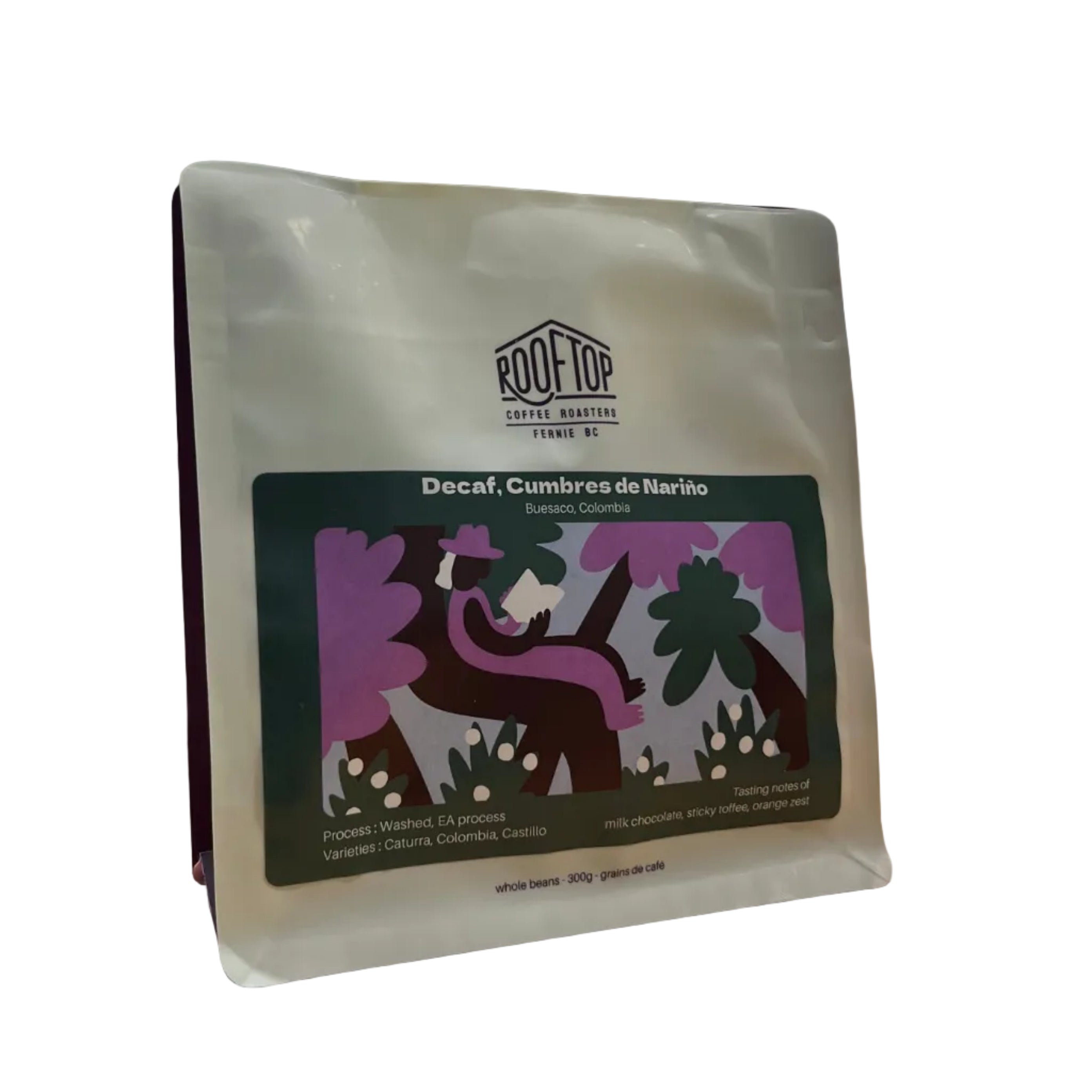 Rooftop - Colombia - Cumbres de Nariño Decaf Coffee Beans