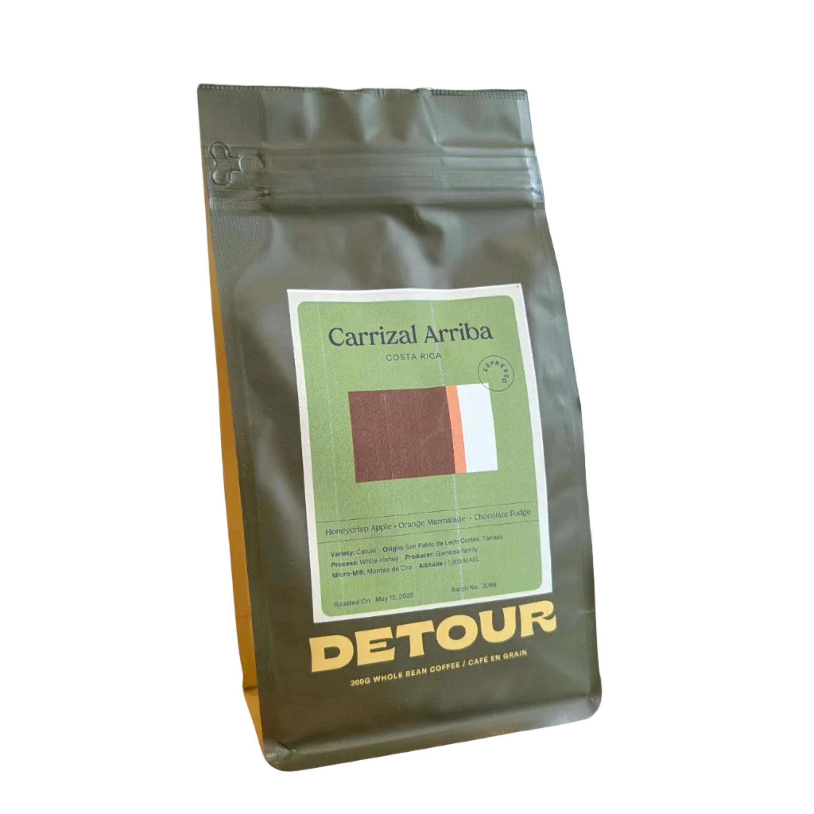 Detour - Costa Rica Carrizal Arriba Espresso Coffee Beans