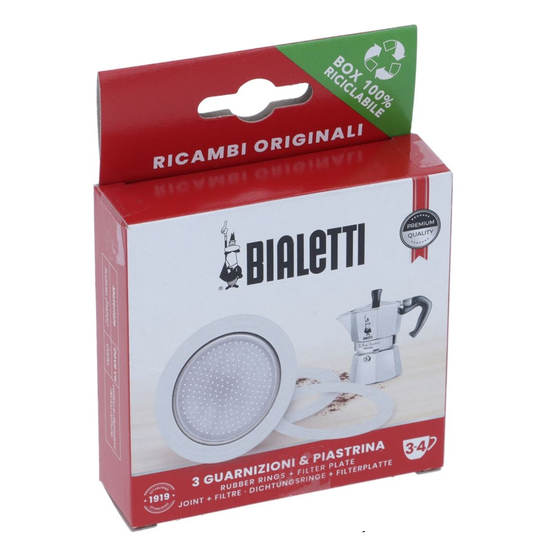 Bialetti Moka Express® Replacement Gaskets And Filter Screen