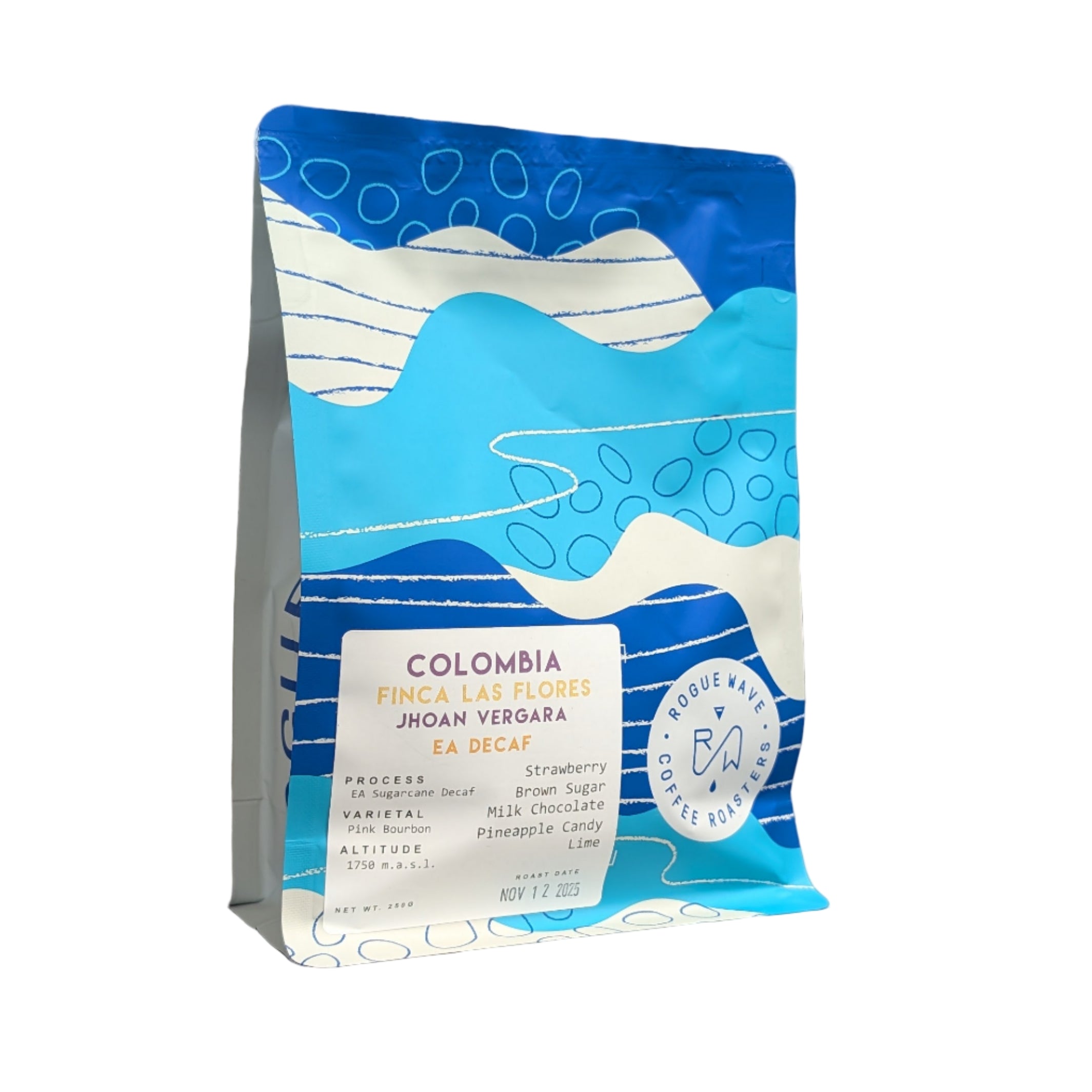 Rogue Wave Colombia - Finca Las Flores EA DECAF Pink Bourbon Coffee Beans