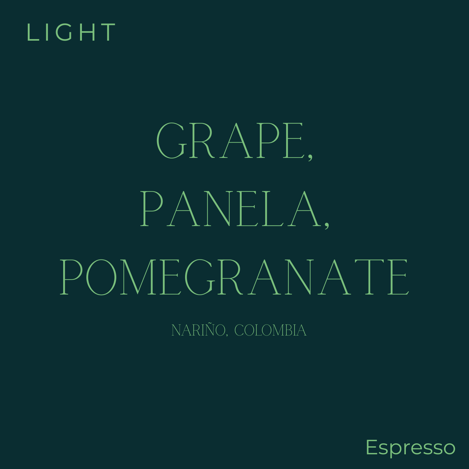 Subtext - Colombia - Cortijo: Washed Field Blend Espresso Coffee Beans