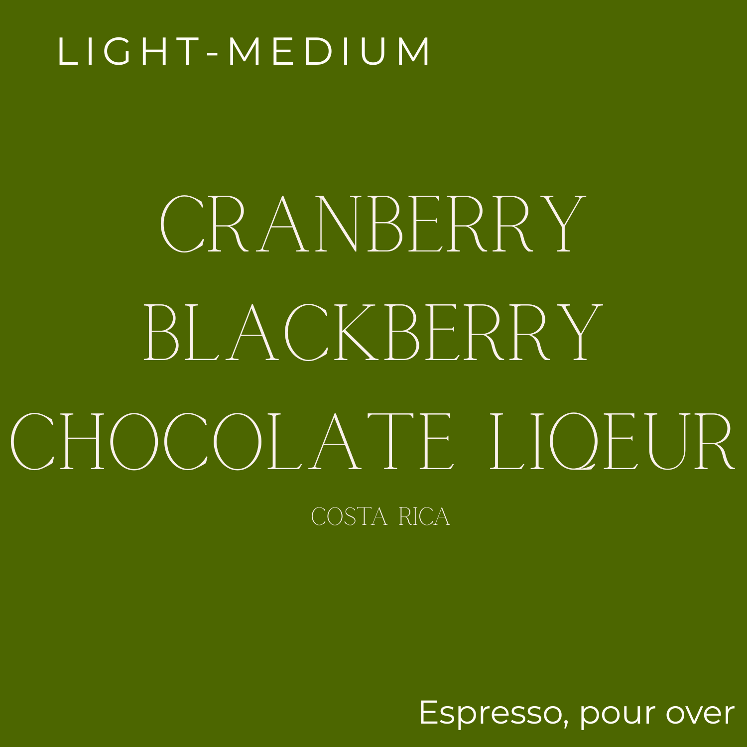 Pallet Coffee Costa Rica - Oscar & Francisca Chacón Coffee Beans