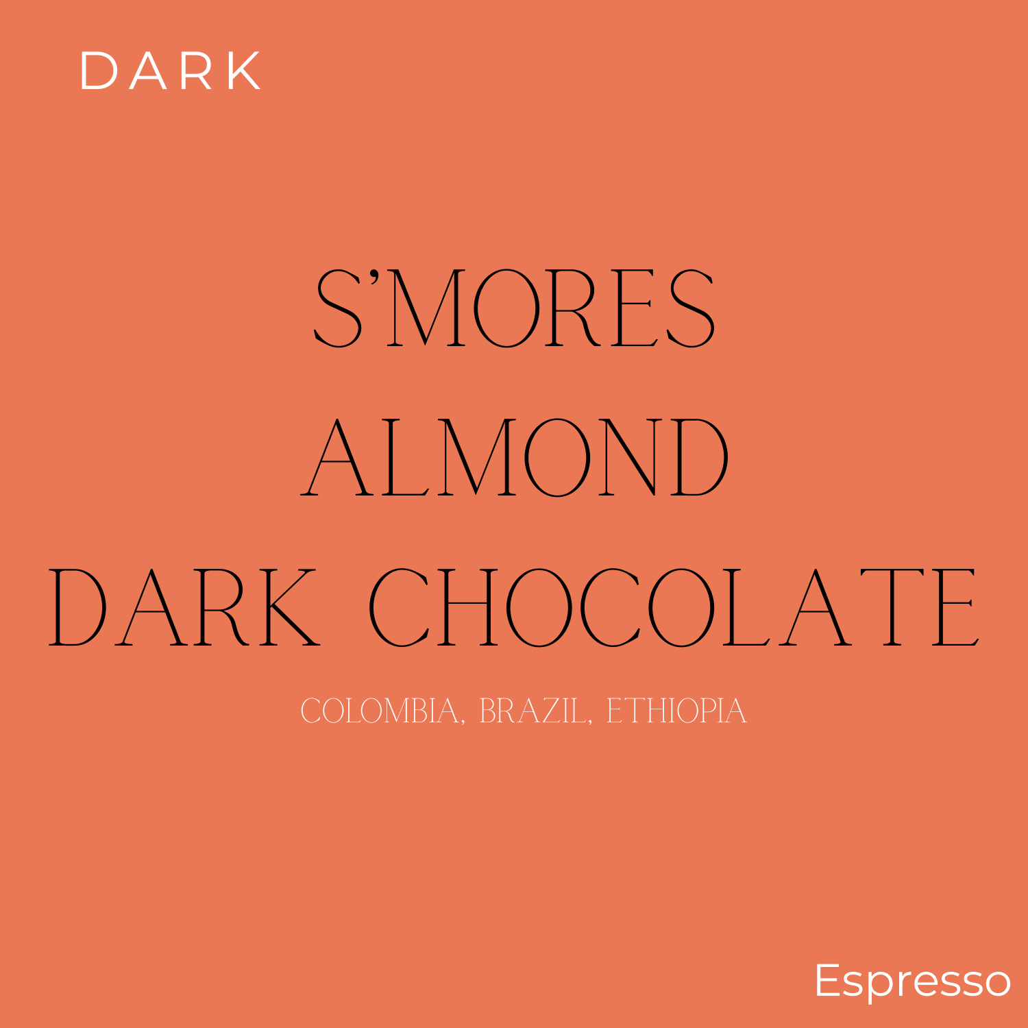 Smoking Gun Dark Horse Espresso Coffee Beans