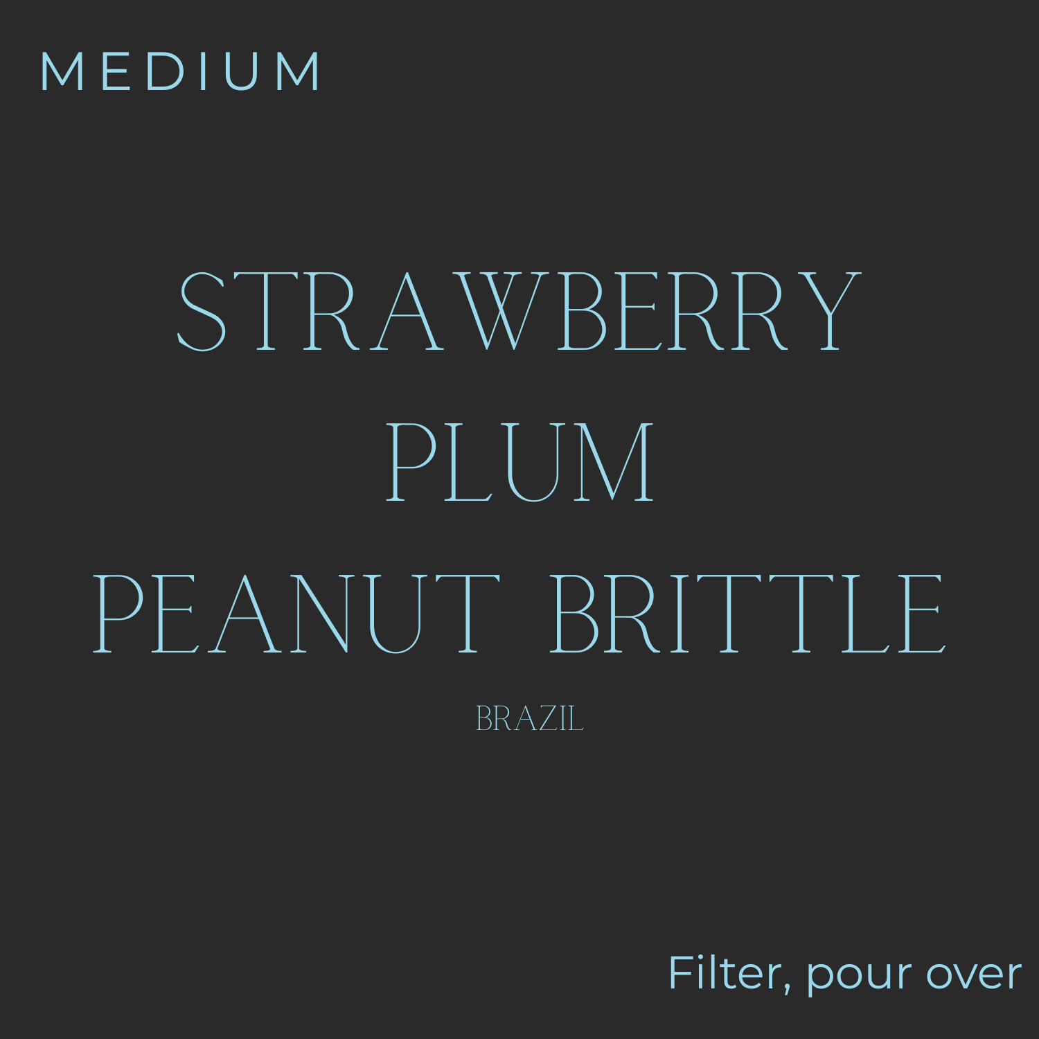 Monogram - Brazil - Daterra Full Gravity Filter Coffee Beans