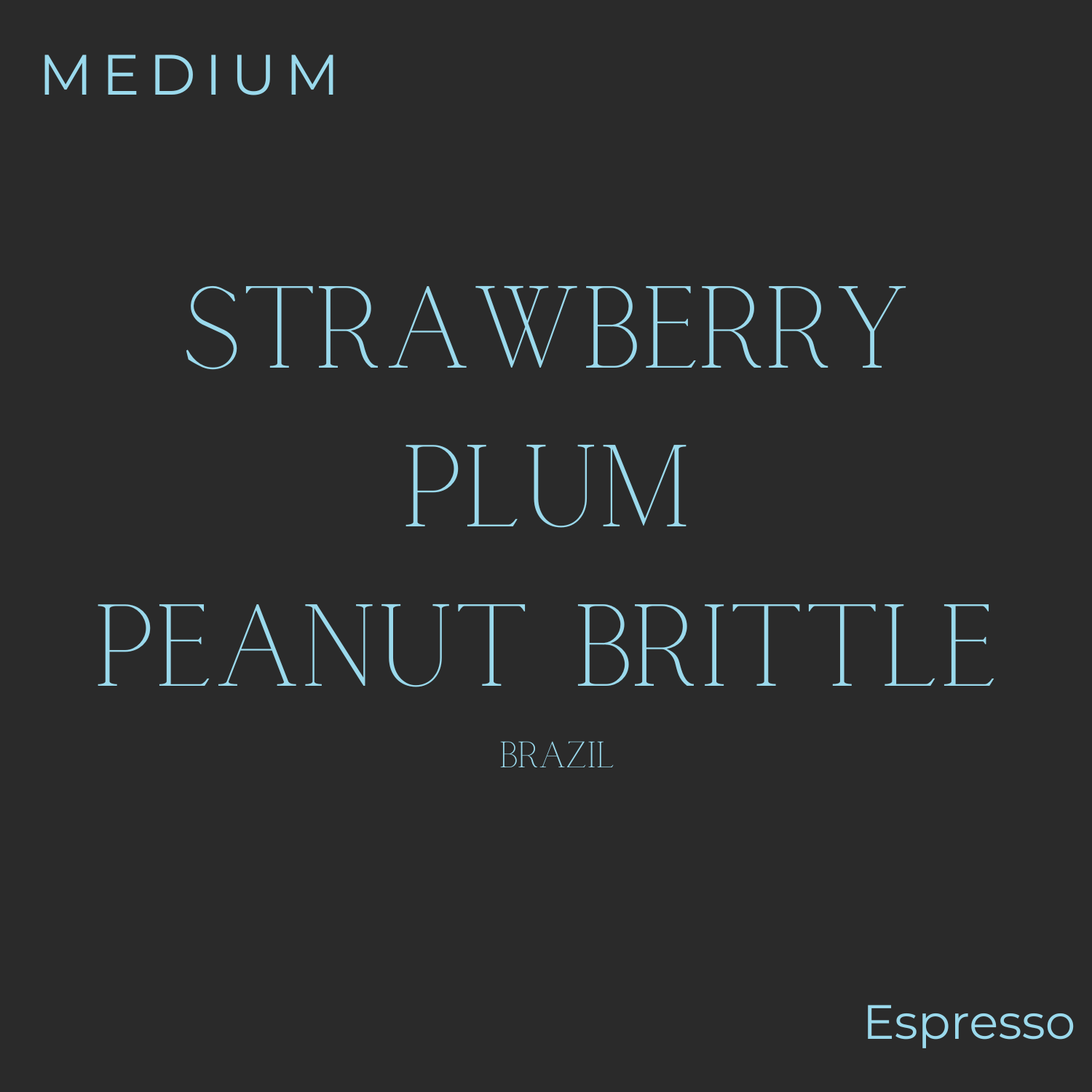 Monogram - Brazil - Daterra Full Gravity Espresso Coffee Beans