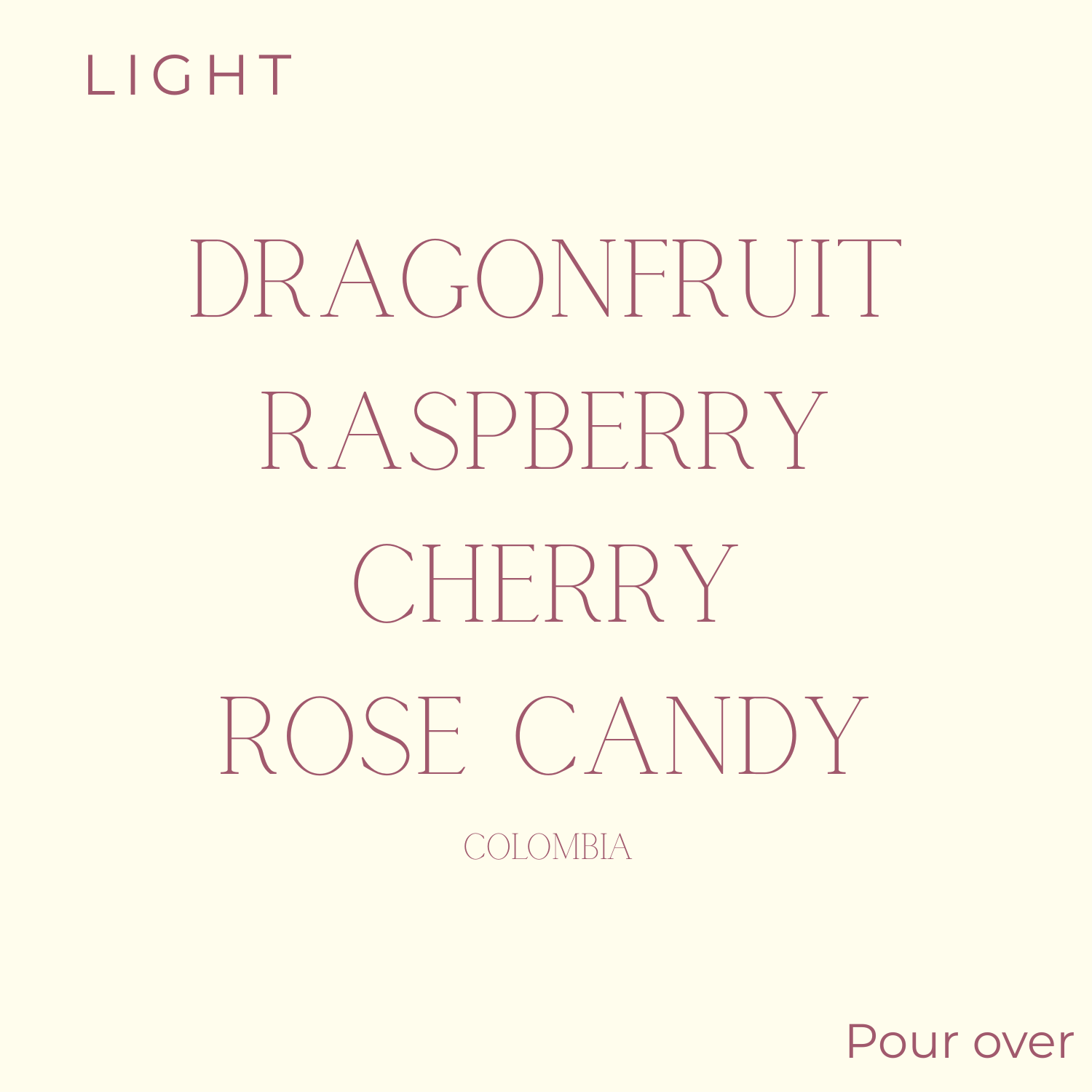 Native Coffee Company - Dragonfruit Spritz - Diego Bermudez Coffee Beans