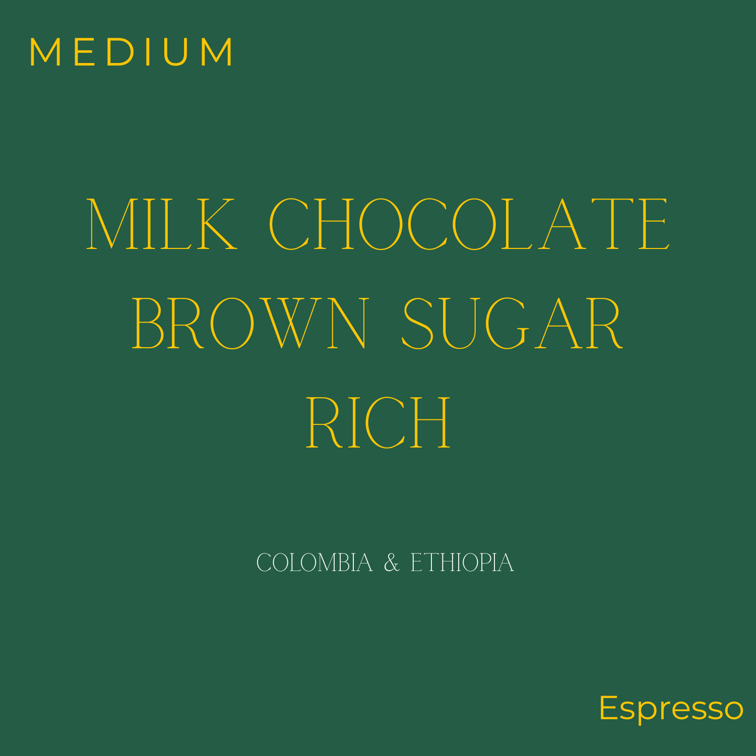Epoch Chemistry - Epoch 6 Espresso Coffee Beans