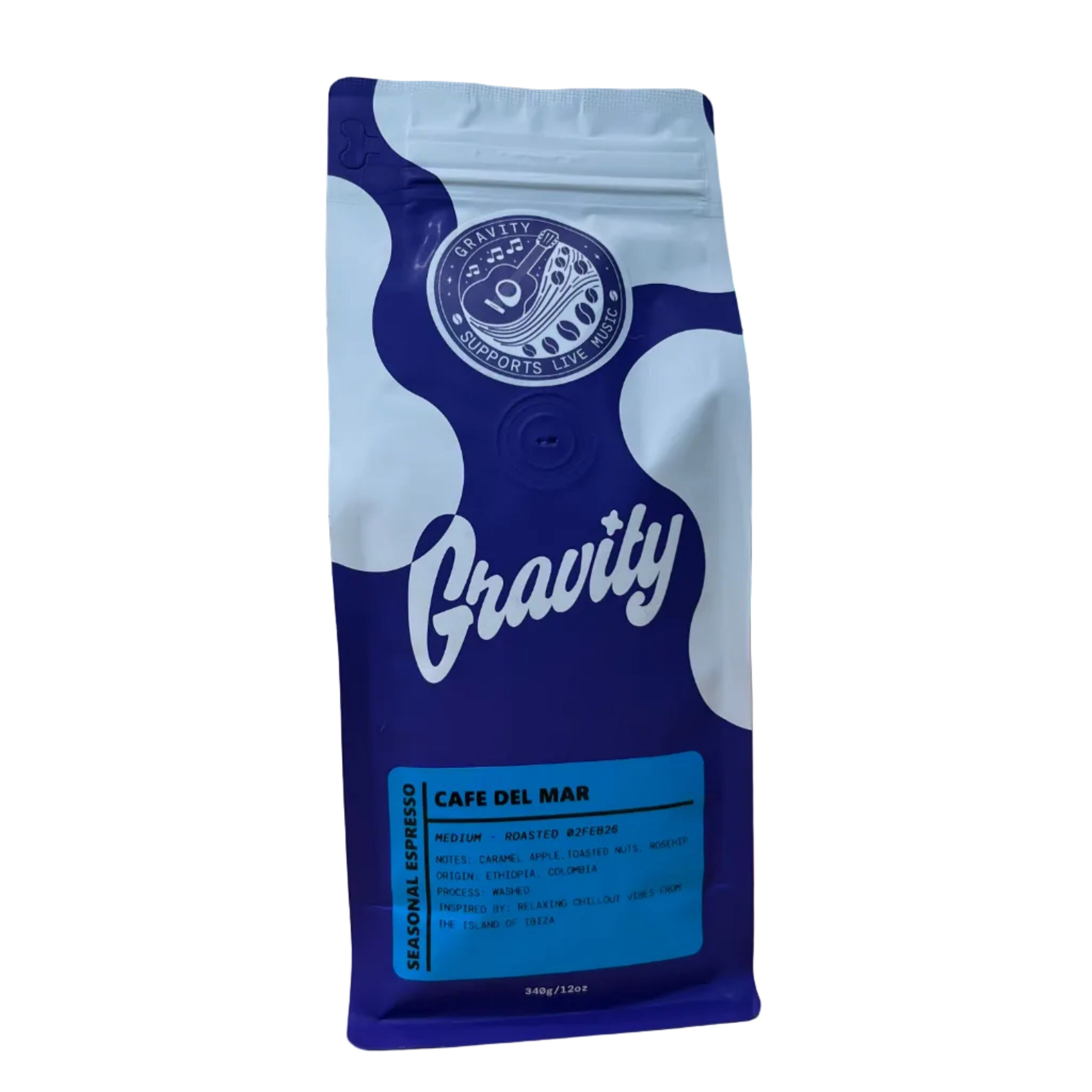 Gravity - Cafe Del Mar Espresso Coffee Beans