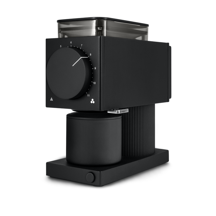 Fellow Ode coffee grinder in black