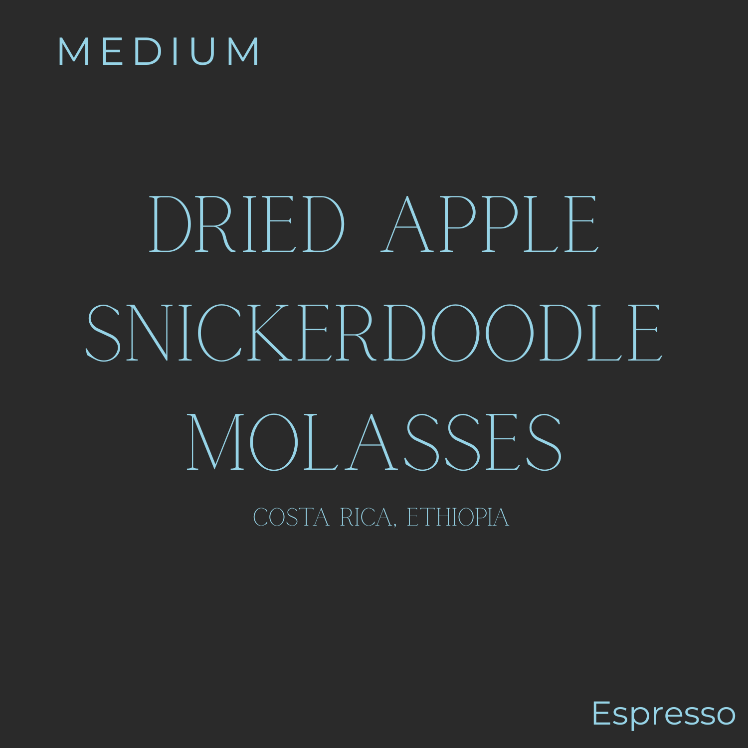 Monogram - Figgy Pudding Holiday Blend Espresso Coffee Beans