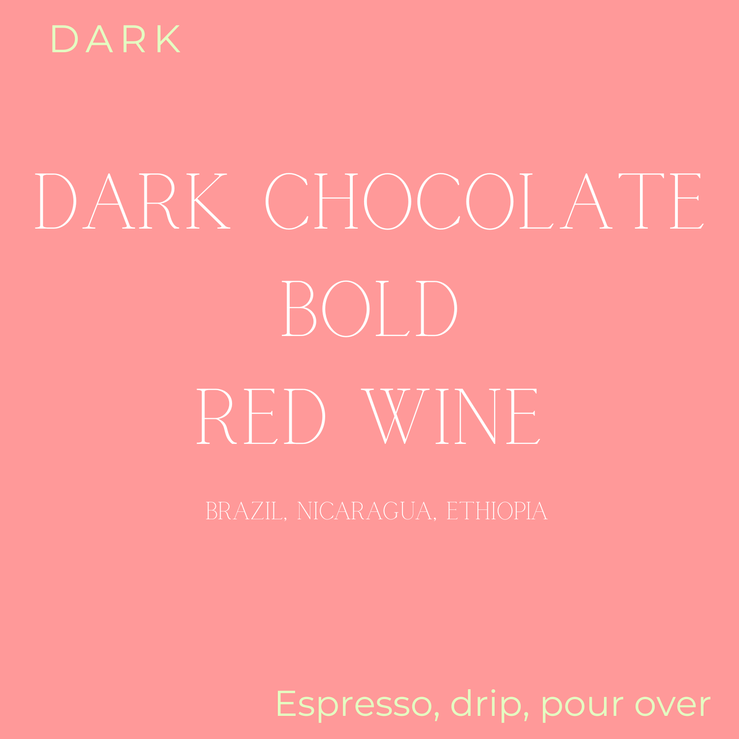 Birdy Coffee Co. Fight or Flight Dark Series Blend Coffee Beans