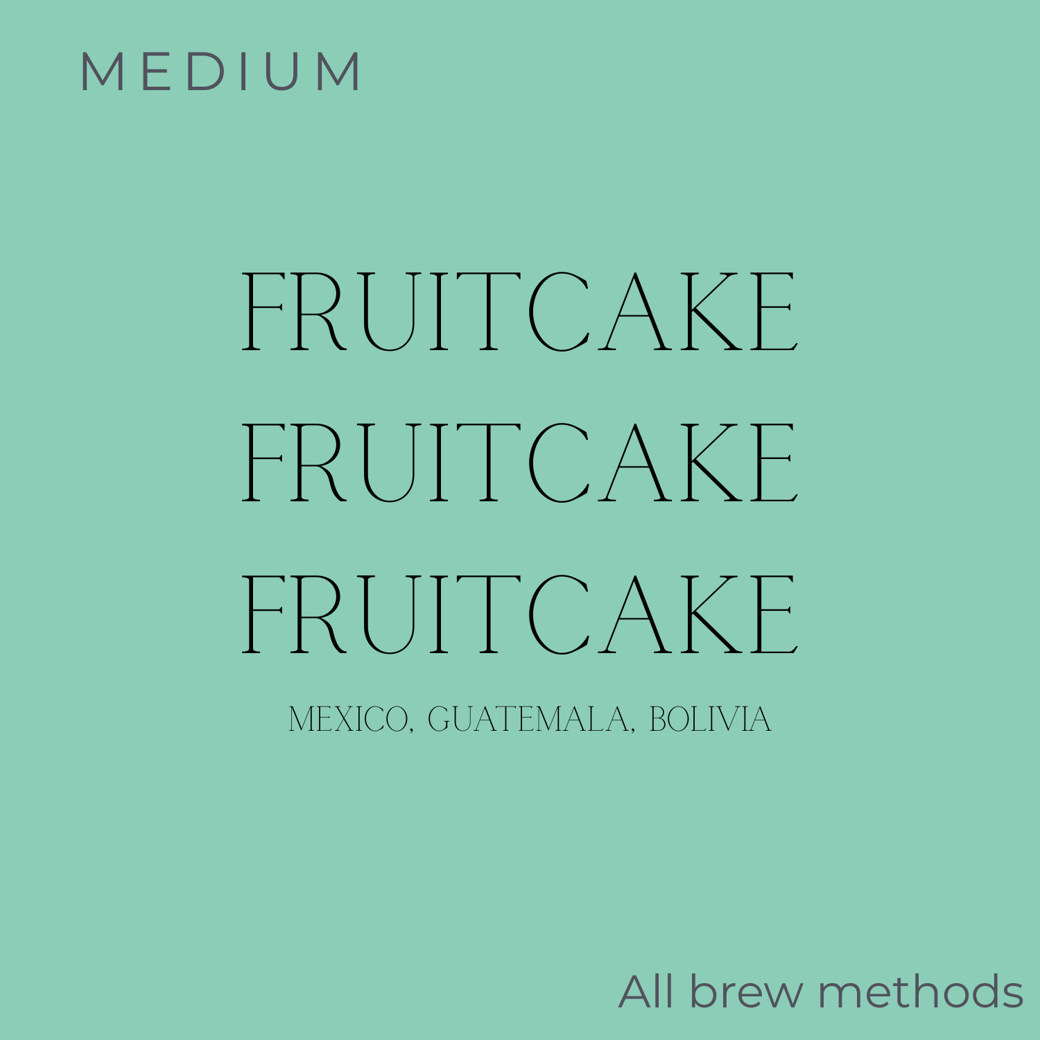 Rooftop Fruit Cake Holiday Blend Coffee Beans