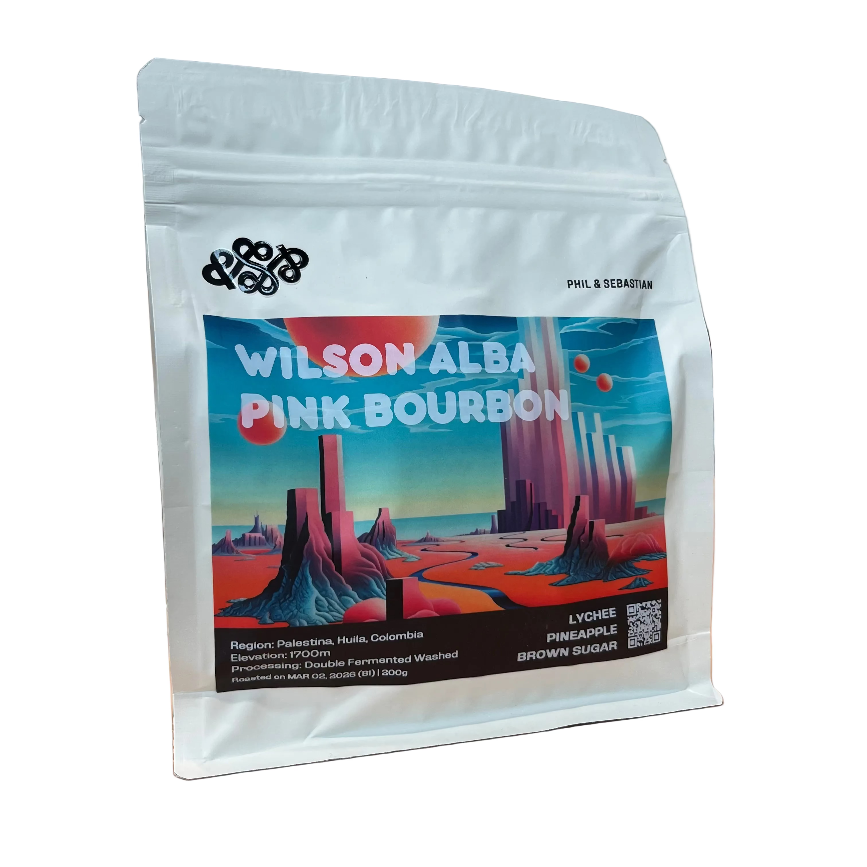 Phil & Sebastian - Wilson Alba Pink Bourbon Coffee Beans