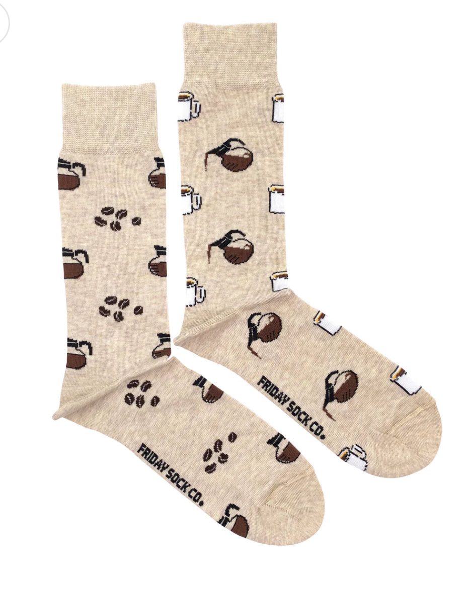 Men's Vintage Coffee Socks
