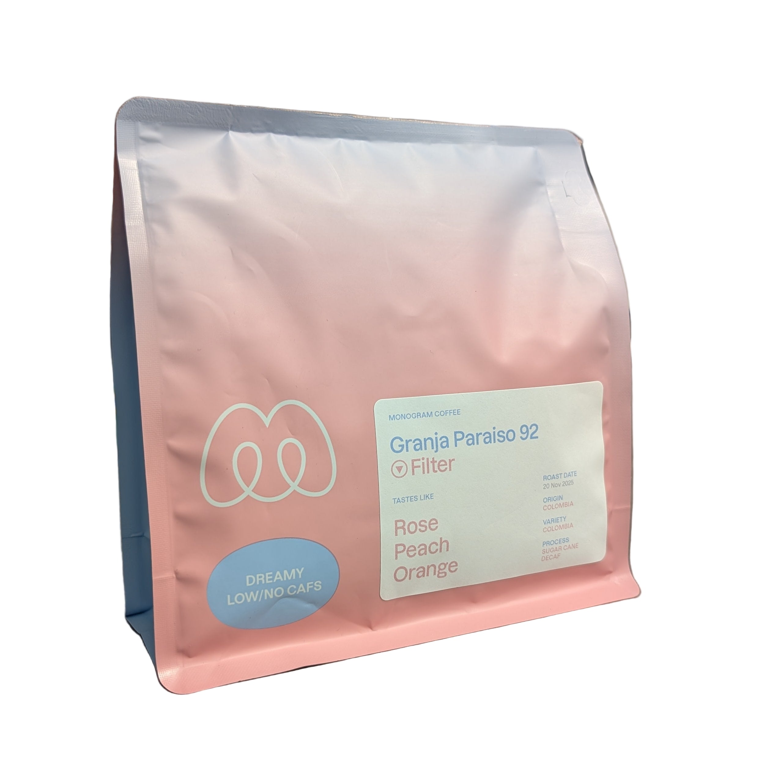 Monogram Coffee Granja Paraiso 92 Decaf Coffee Beans