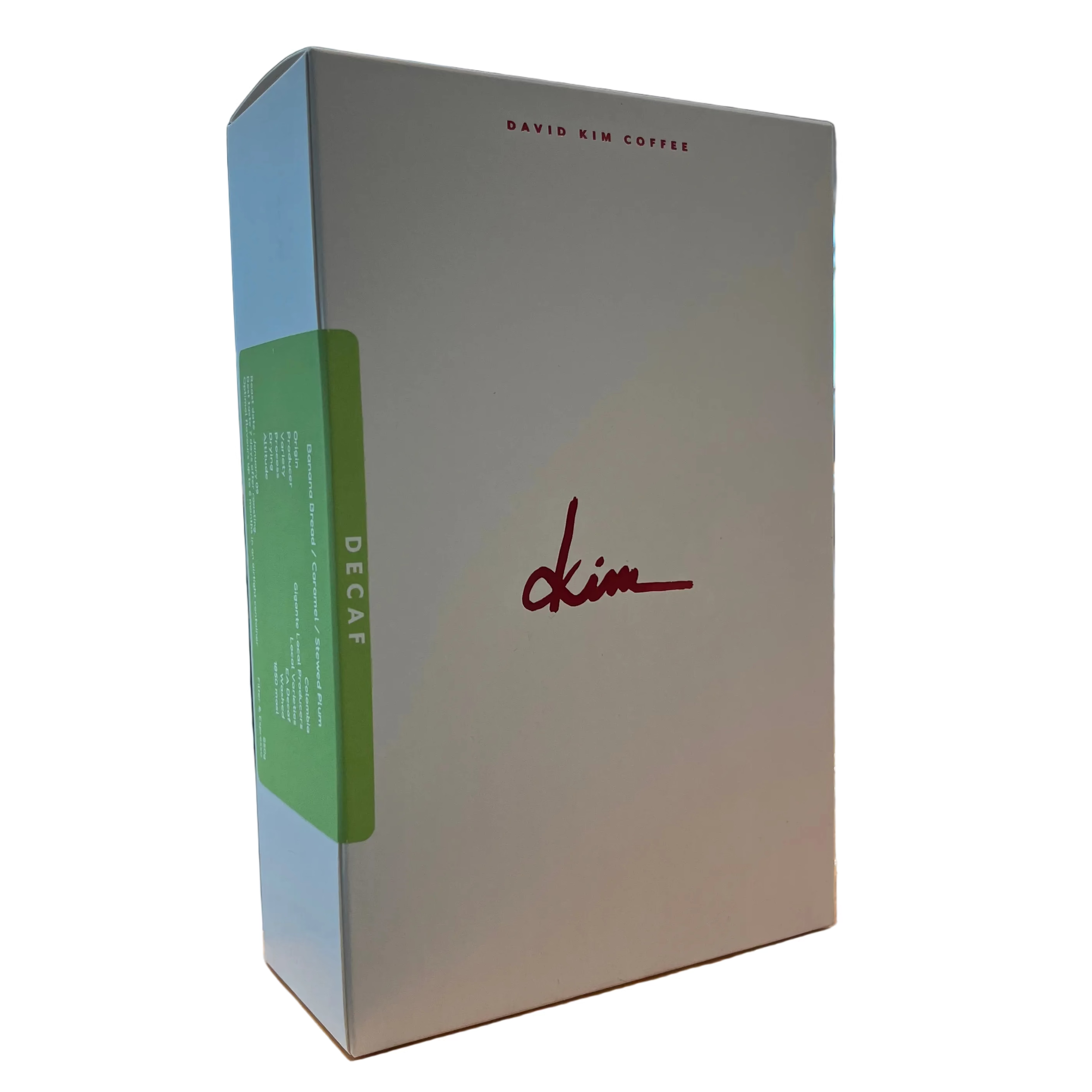 David Kim - DECAF - Colombia - Gigante Coffee Beans