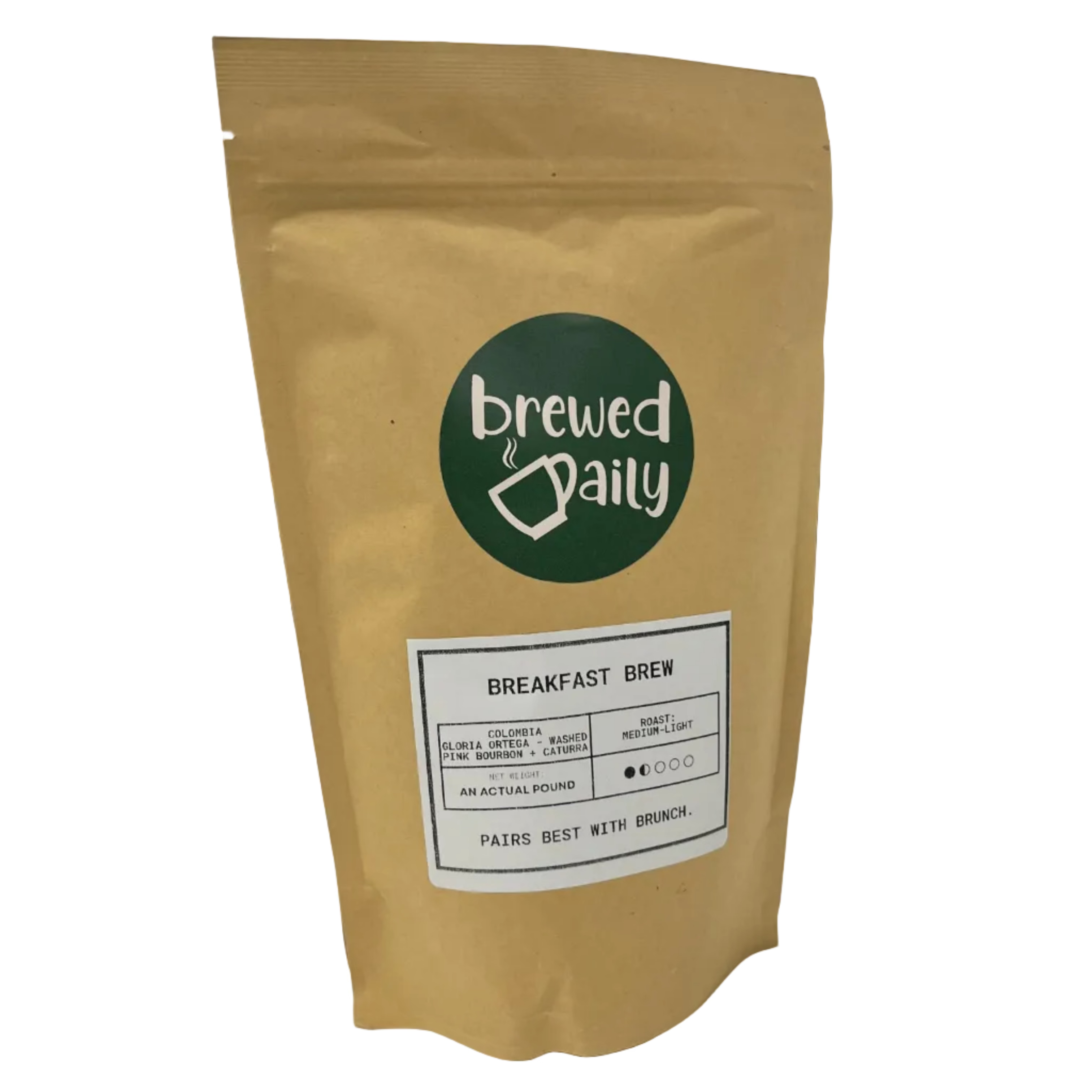 Brewed Daily - Breakfast Brew Coffee Beans