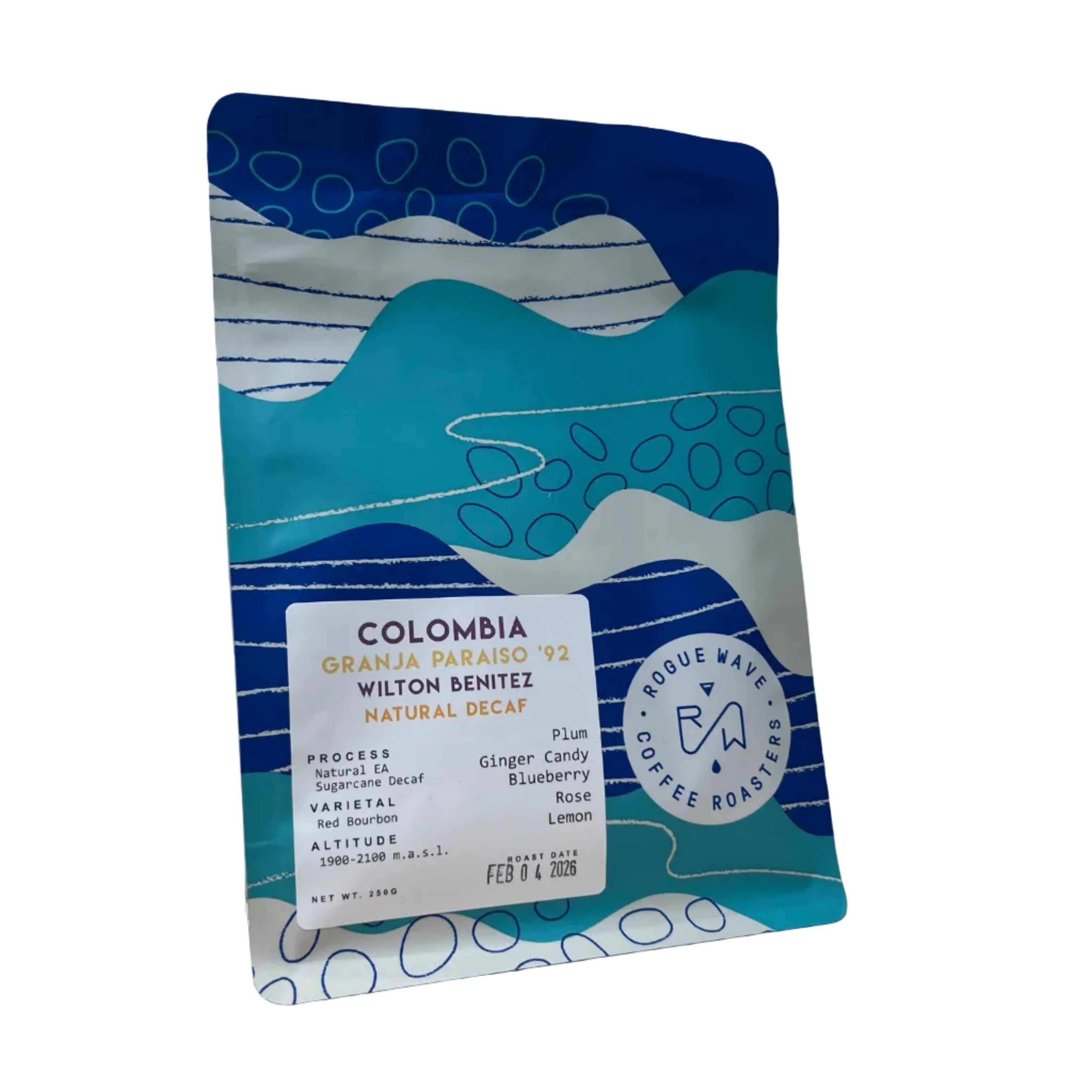 Rogue Wave - Colombia - Granja Paraiso 92 Decaf Coffee Beans