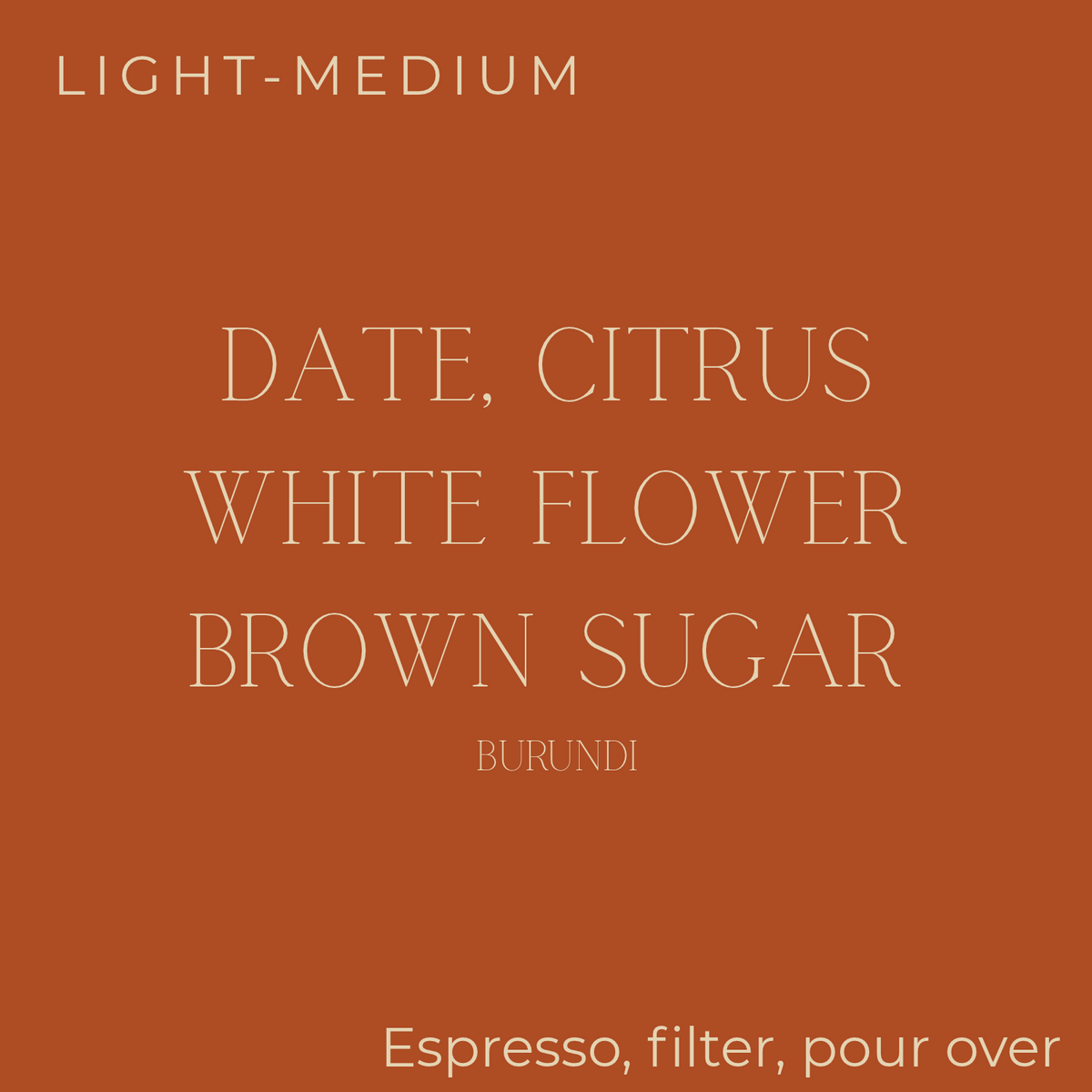 Escape - Burundi - Kiss of God Coffee Beans